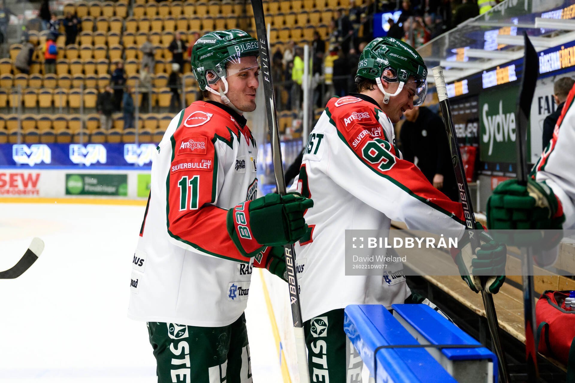 Frölundas Max Lindholm jublar
