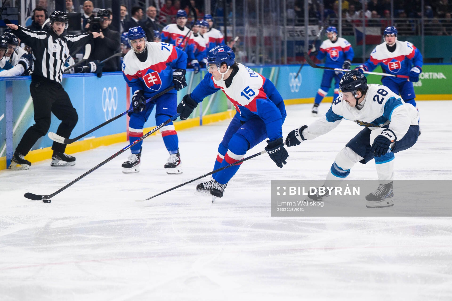 Dalibor Dvorsky of Slovakia and Eeli Tolvanen of Finland in