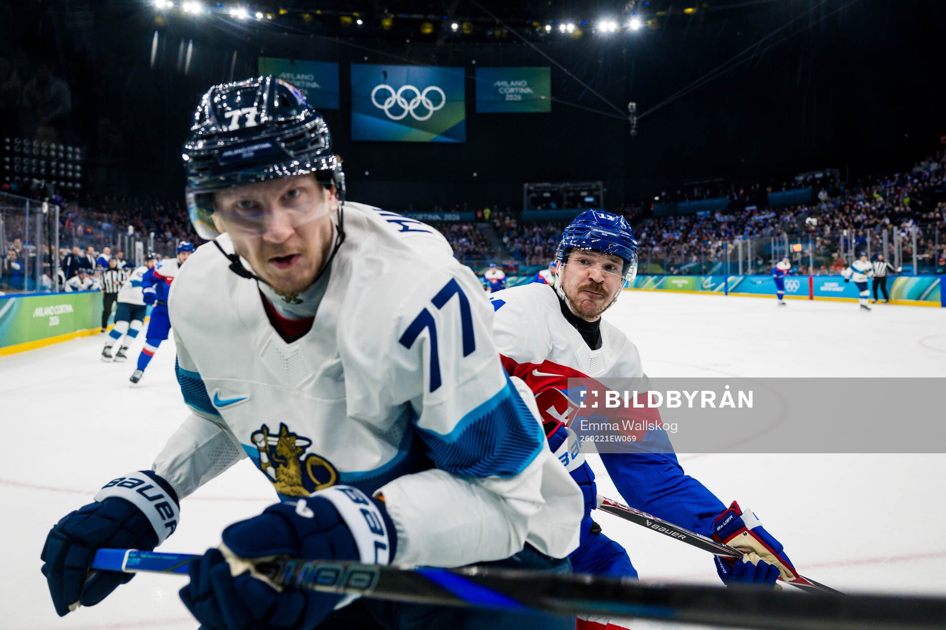 Niko Mikkola of Finland and Milos Kelemen of Slovakia in