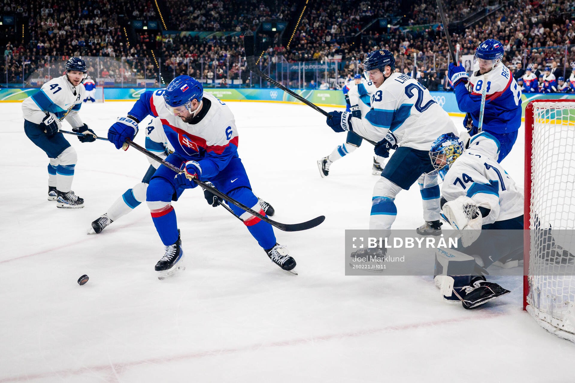 Lukas Cingel and Pavol Regenda of Slovakia and Esa Lindell