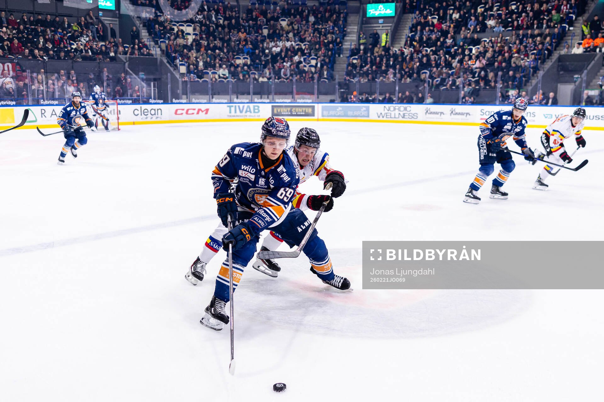 Växjös Morgan Anderberg och Malmö Redhawks Petter