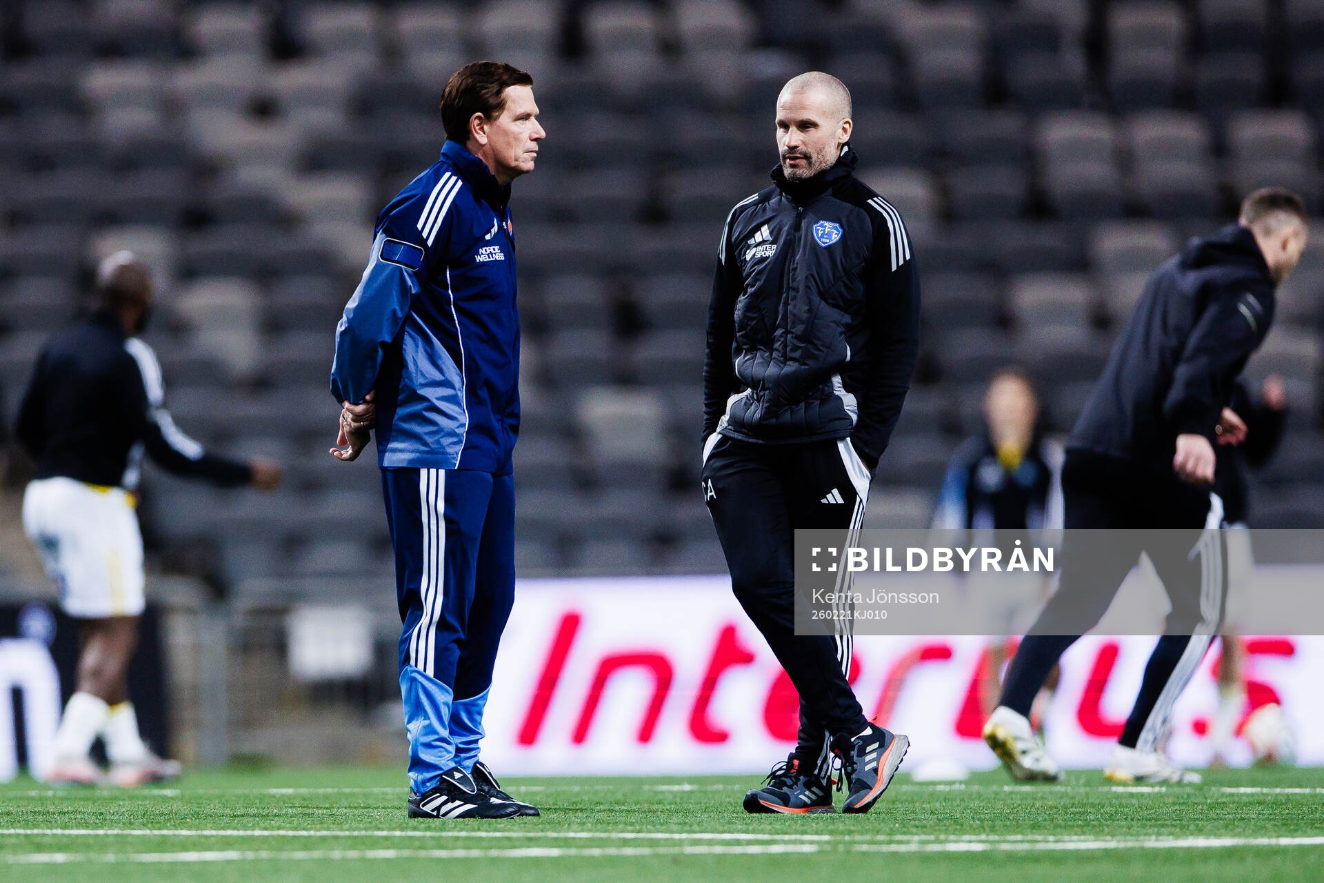 Djurgårdens assisterande tränare Christer Mattiasson och