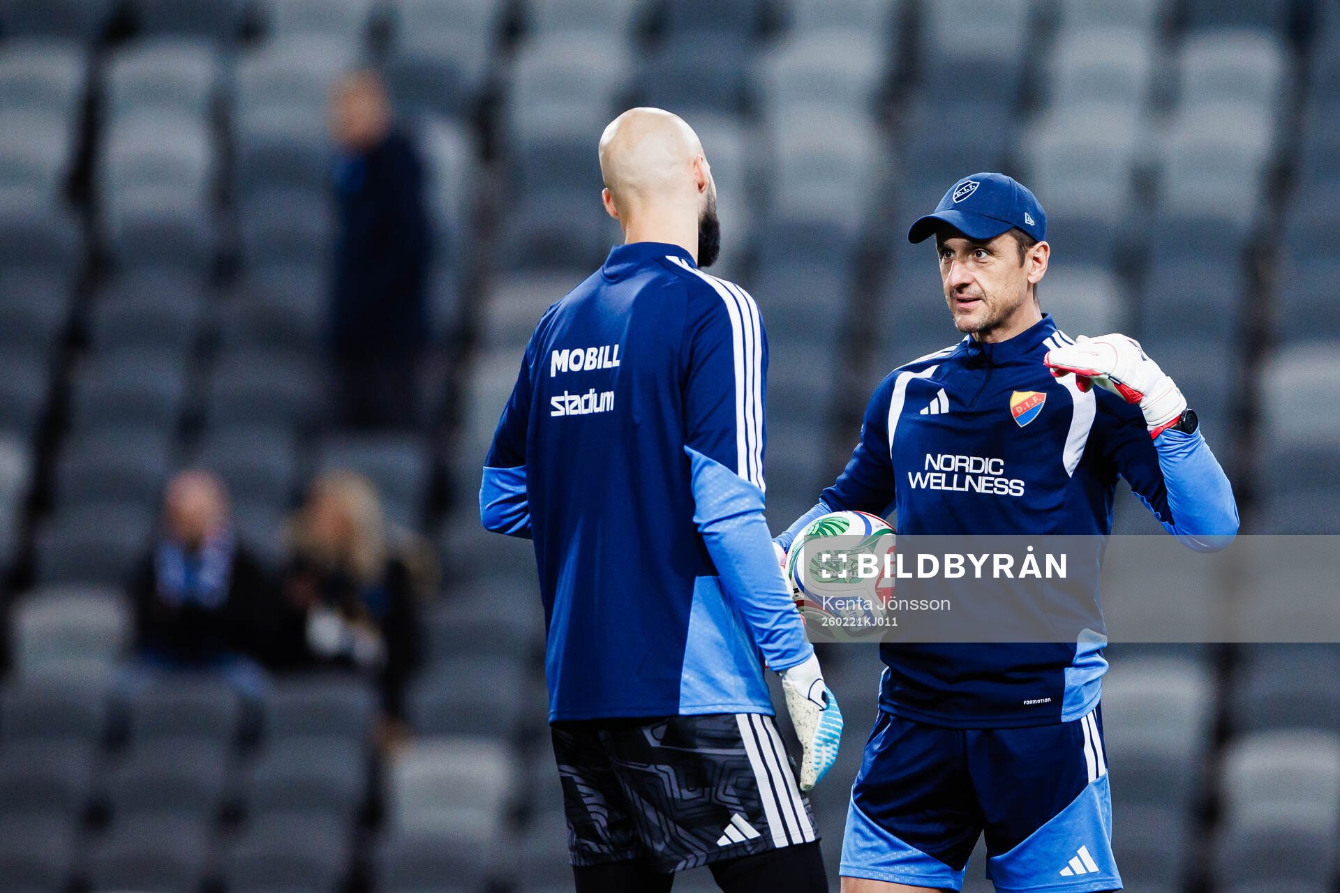 Djurgårdens målvaktstränare coach Nikos Gkoulios