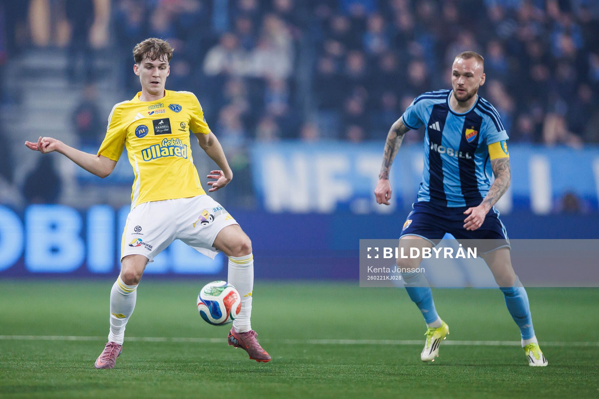 Falkenbergs FFs Hampus Källström och Djurgårdens Adam