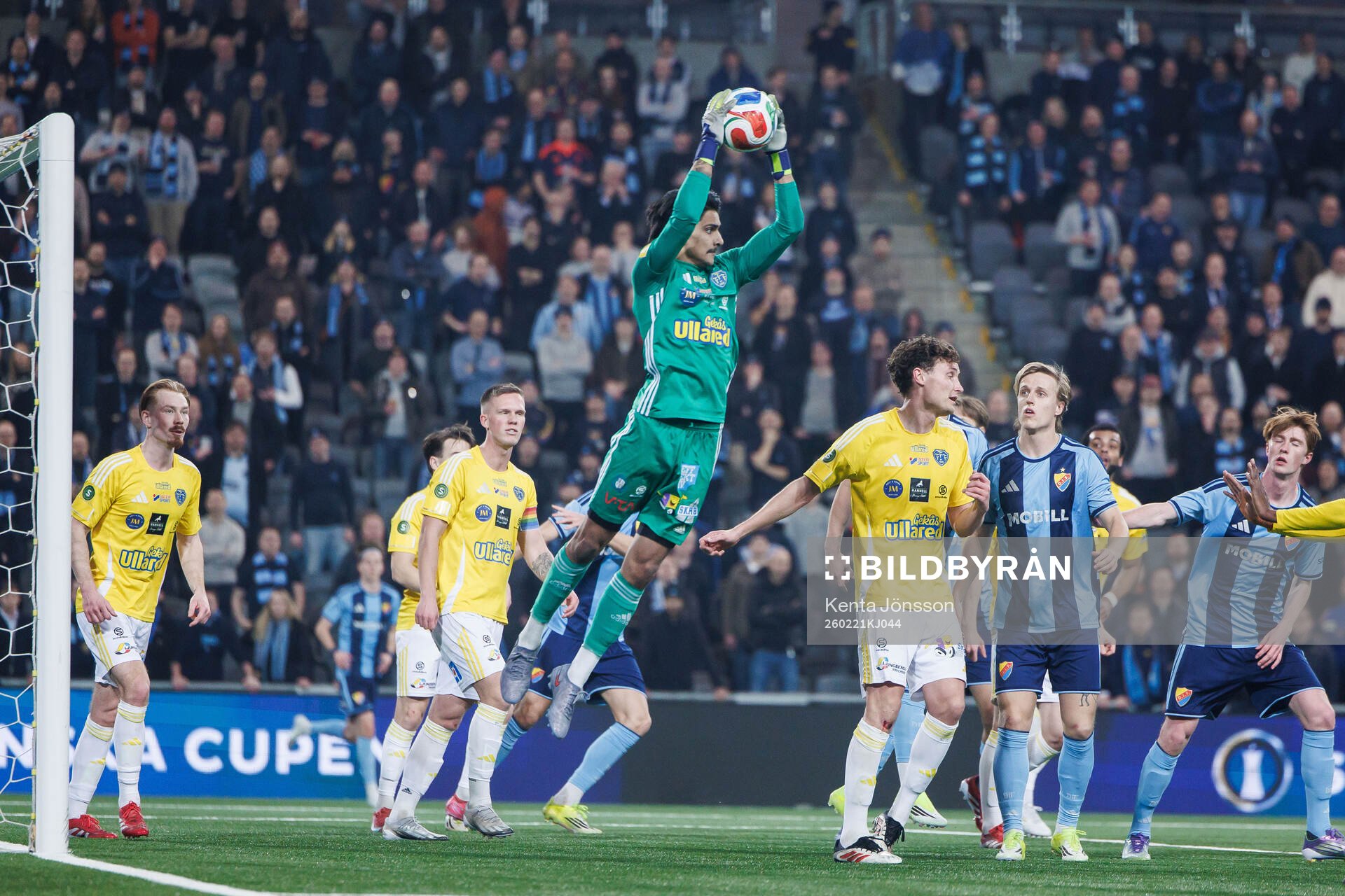 Falkenbergs FFs målvakt Gustav Lillienberg