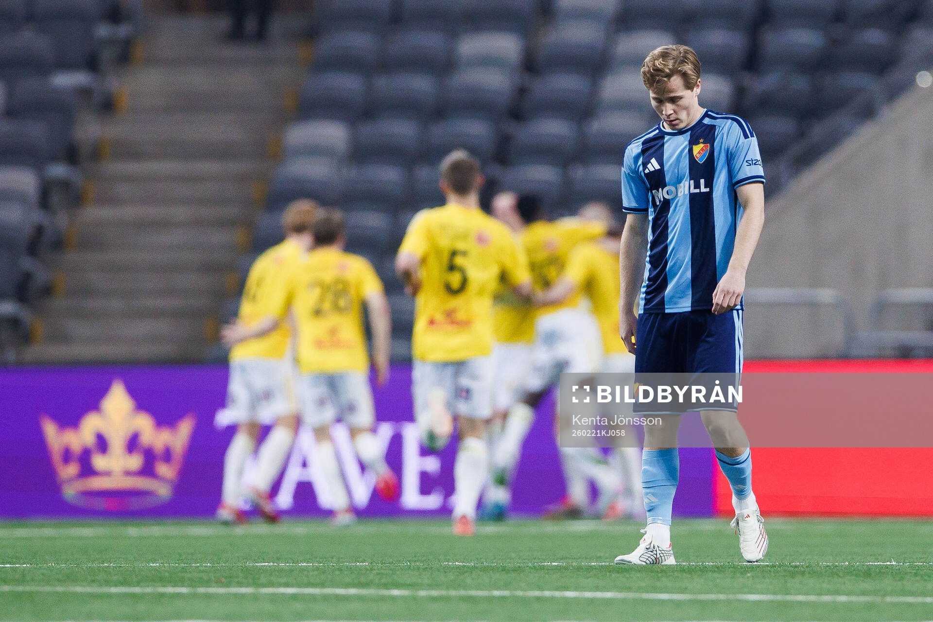 Djurgårdens Bo Hegland deppar
