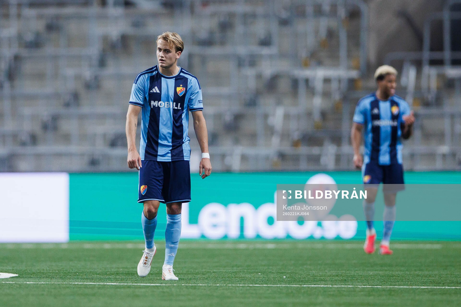 Djurgårdens Oskar Fallenius deppar fotbollsmatchen i