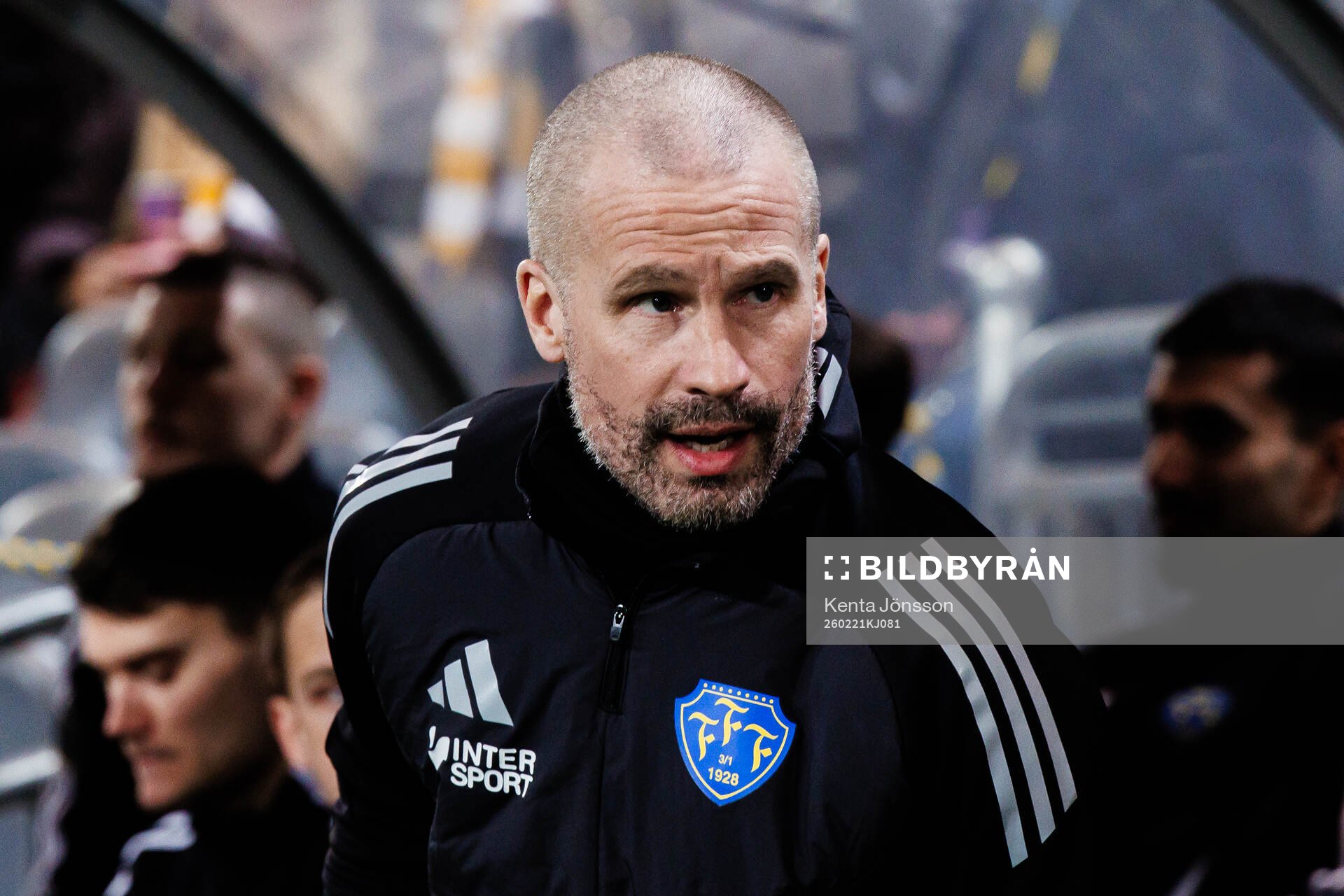 Falkenbergs ftränare Christoffer Andersson