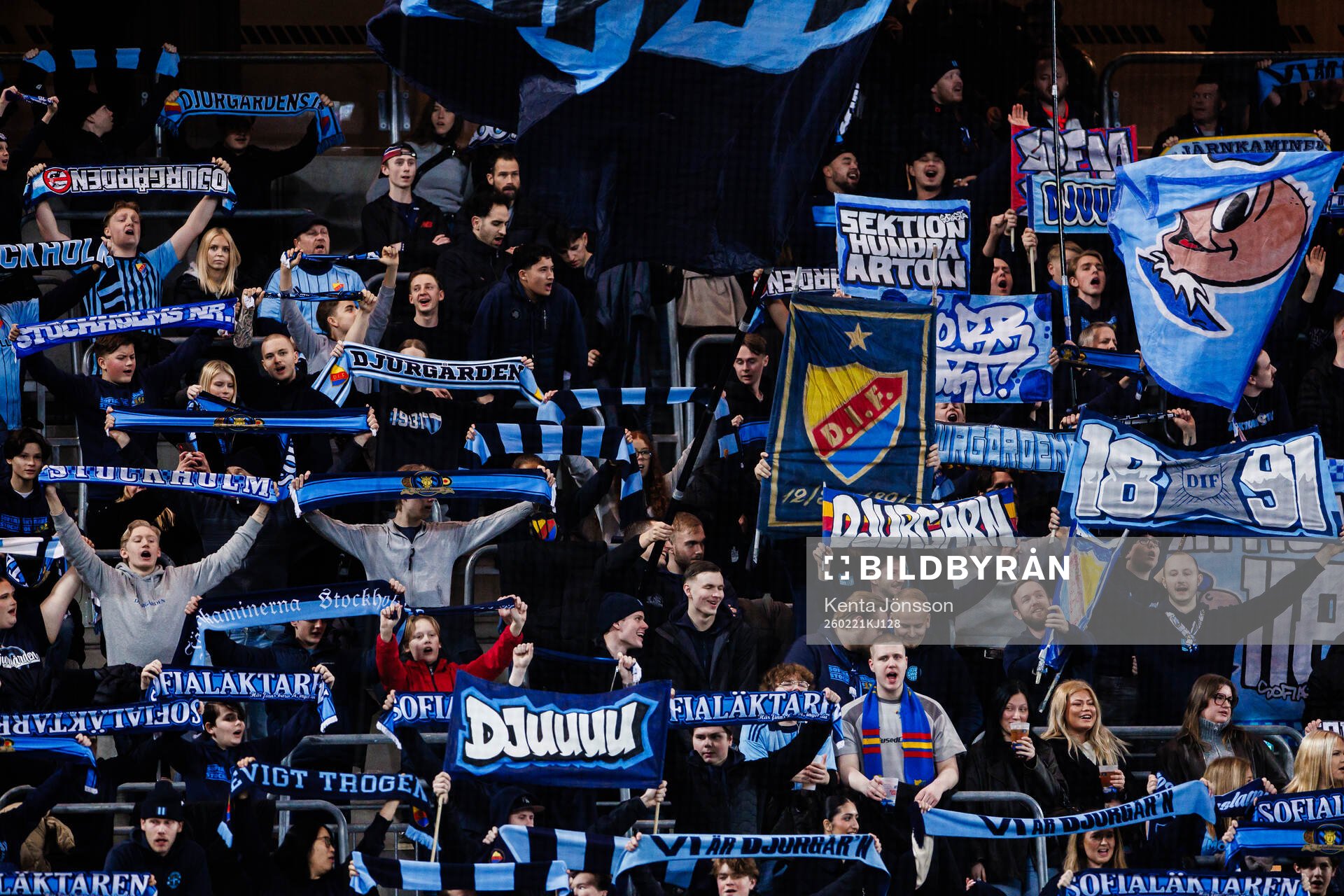 Djurgårdens supportrar