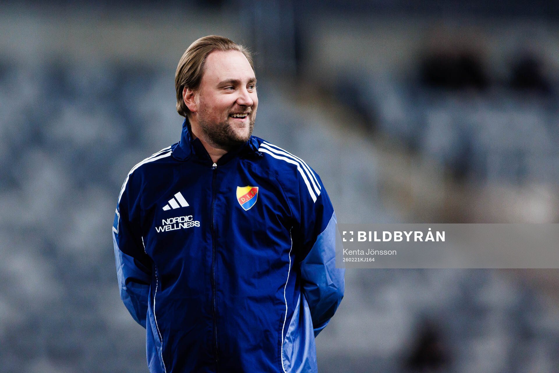 Djurgårdens assisterande tränare Hugo Berggren
