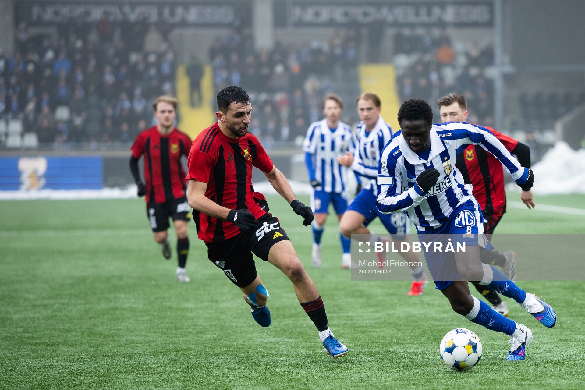 Östersunds Amar Begic och IFK Göteborgs Imam Jagne