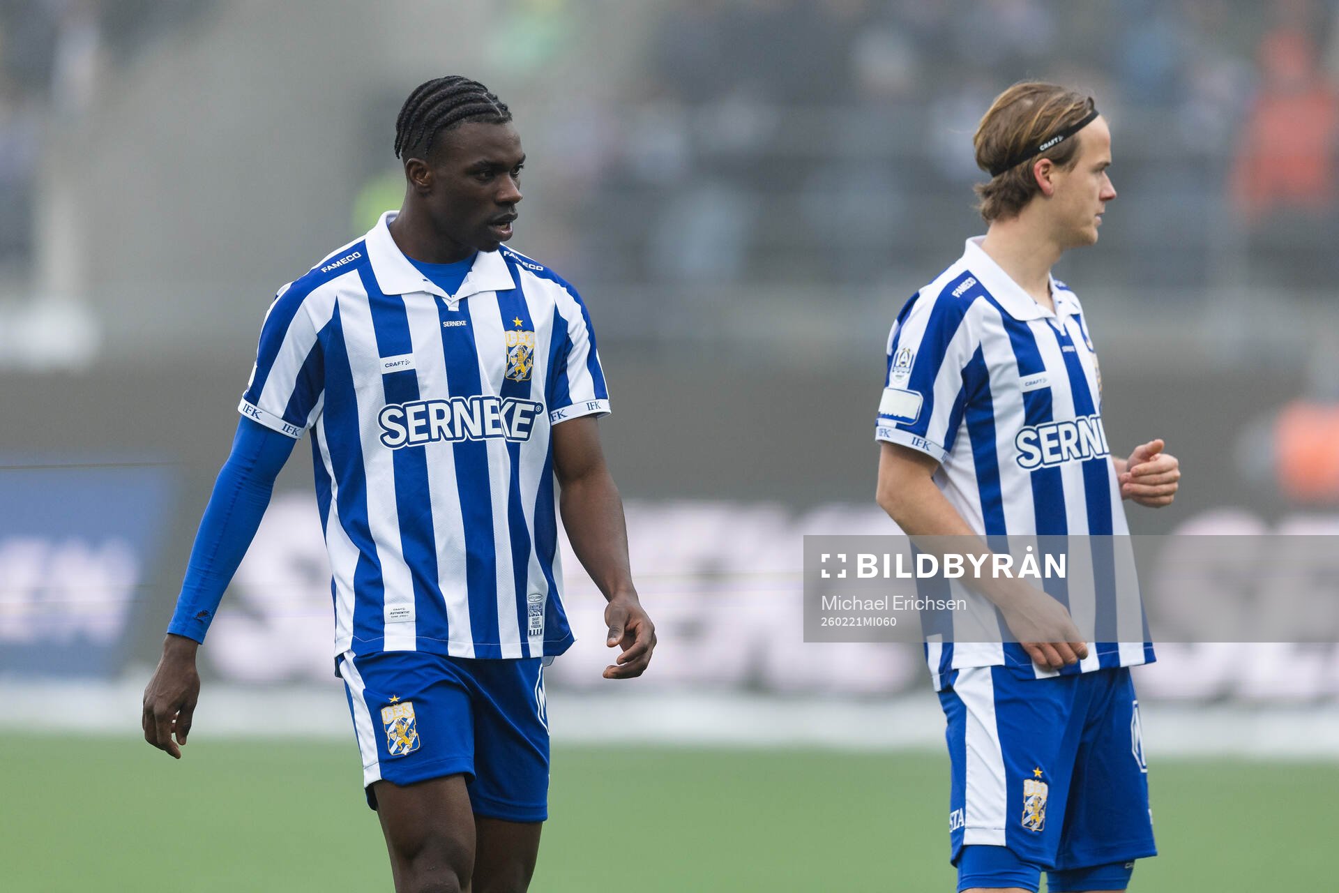 IFK Göteborgs Rockson Yeboah och August Erlingmark