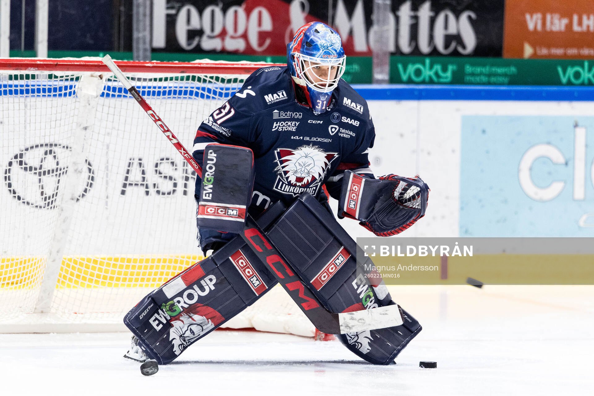 Linköpings målvakt Jesper Myrenberg