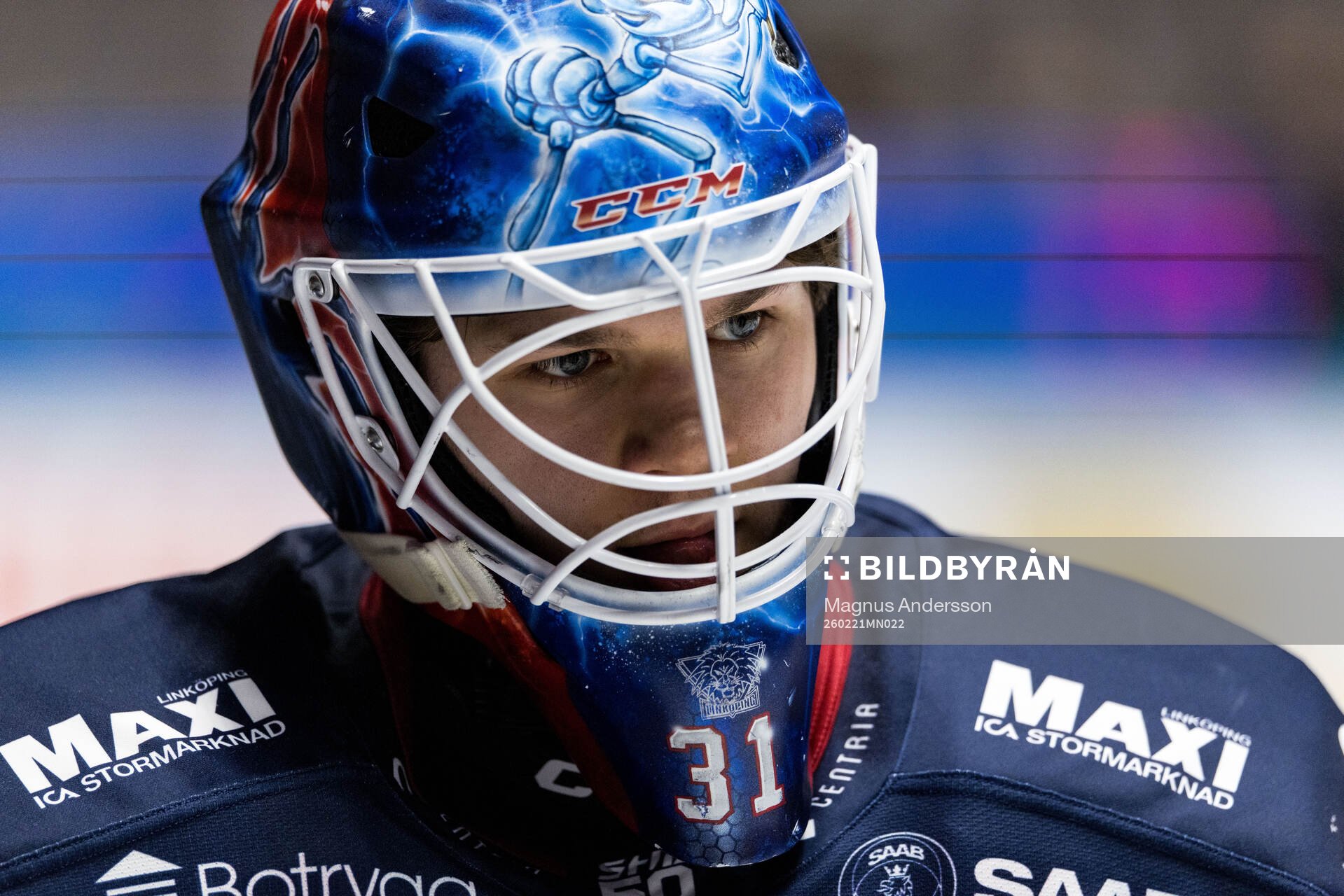 Linköpings målvakt Jesper Myrenberg