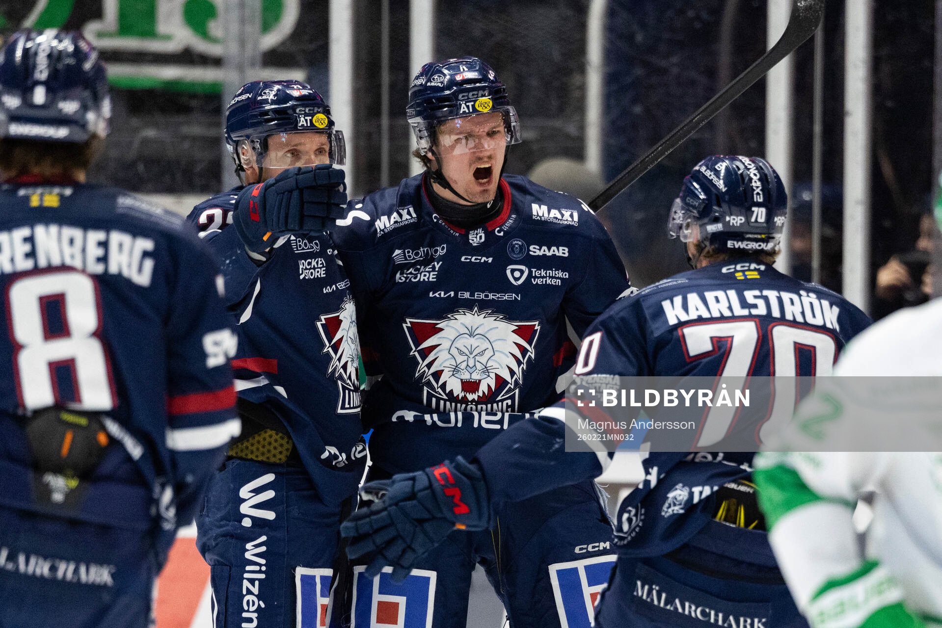 Linköpings Eskild Bakke Olsen jublar