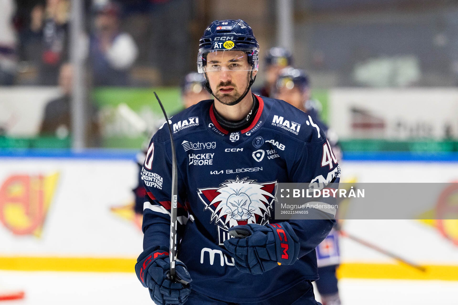 Linköpings David Bernhardt jublar