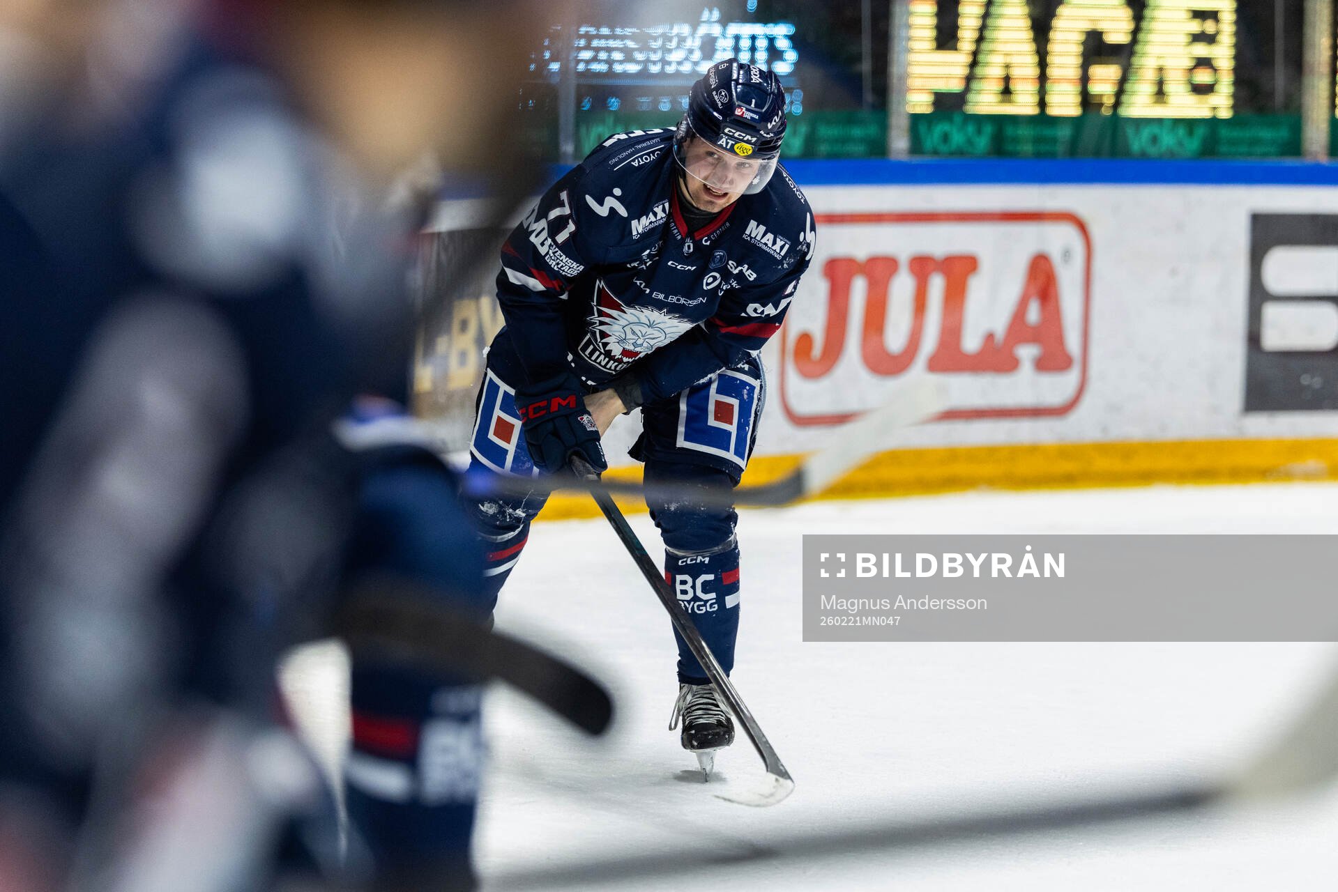 Linköpings Eskild Bakke Olsen har ont
