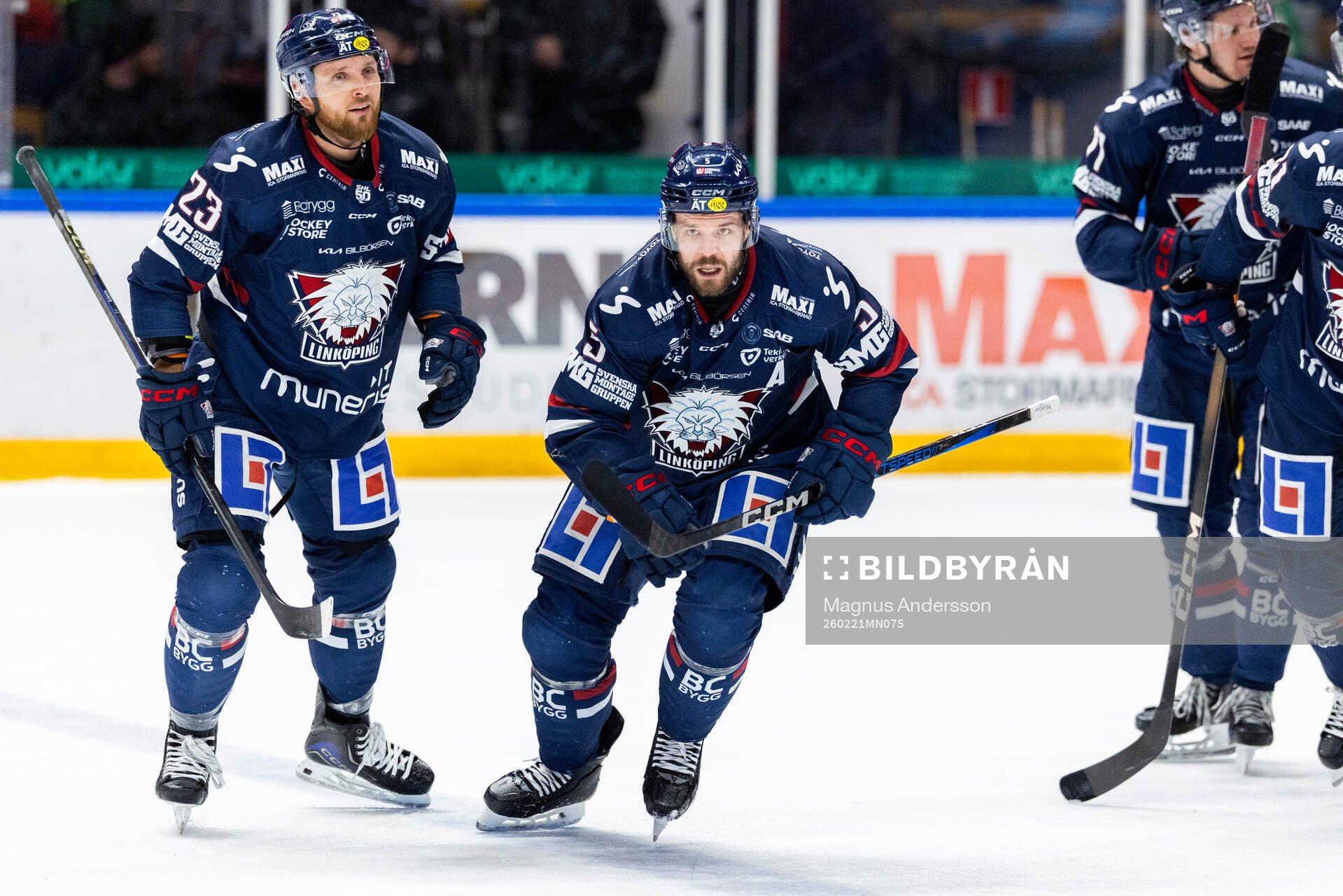 Linköpings Oscar Fantenberg jublar
