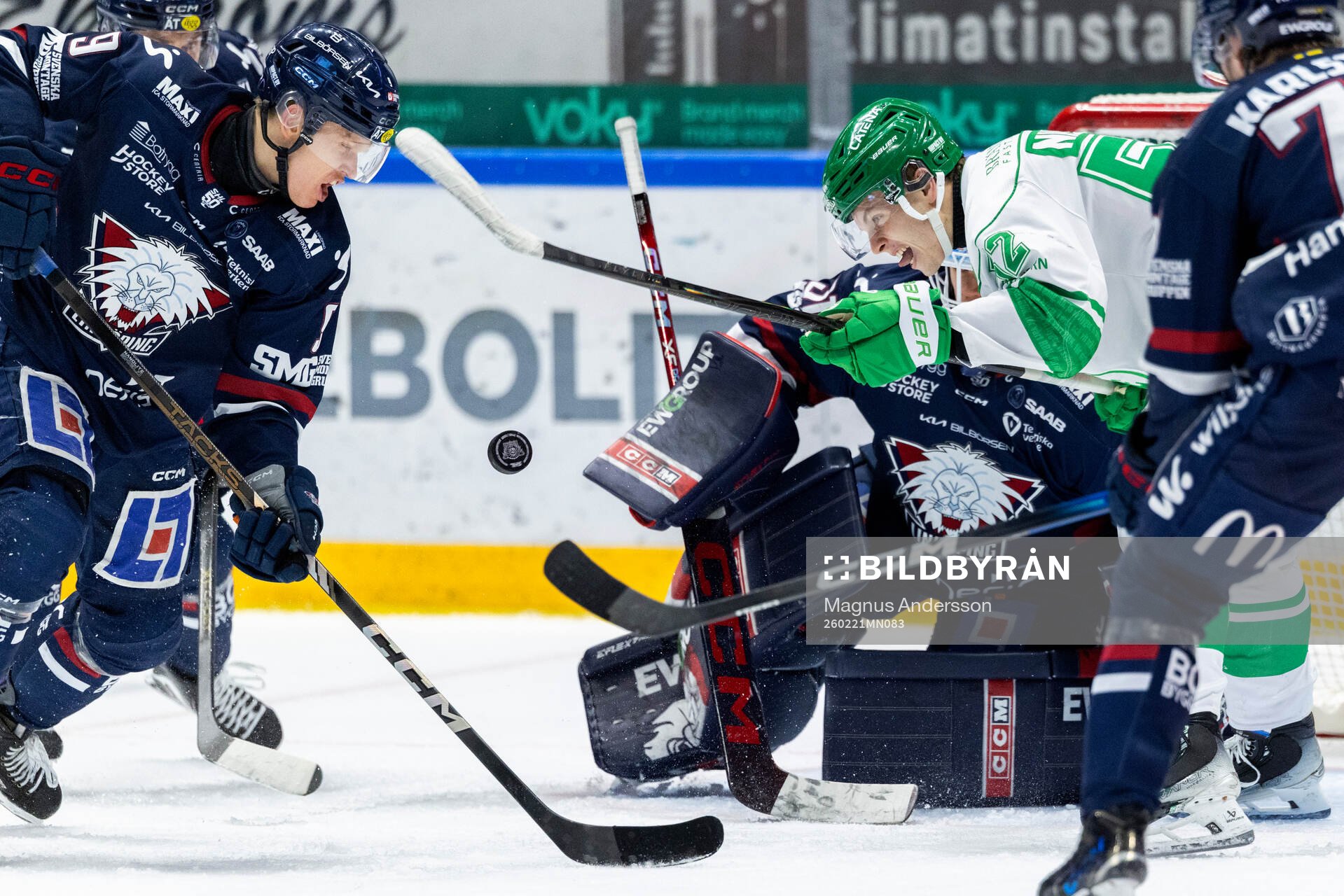 Linköpings Erik Norén och Rögles Felix Nilsson