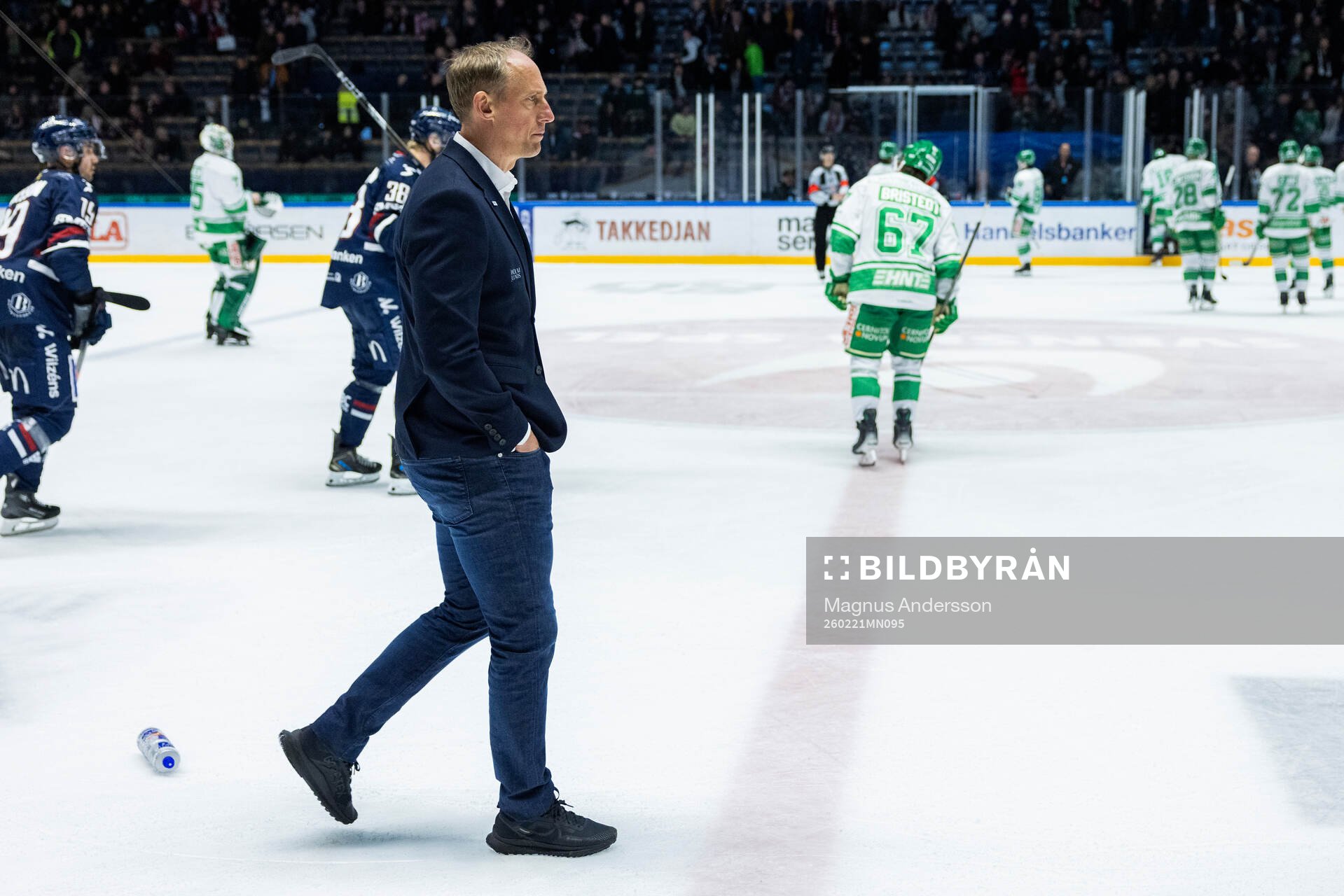 Linköpings tränare Mikael Håkanson