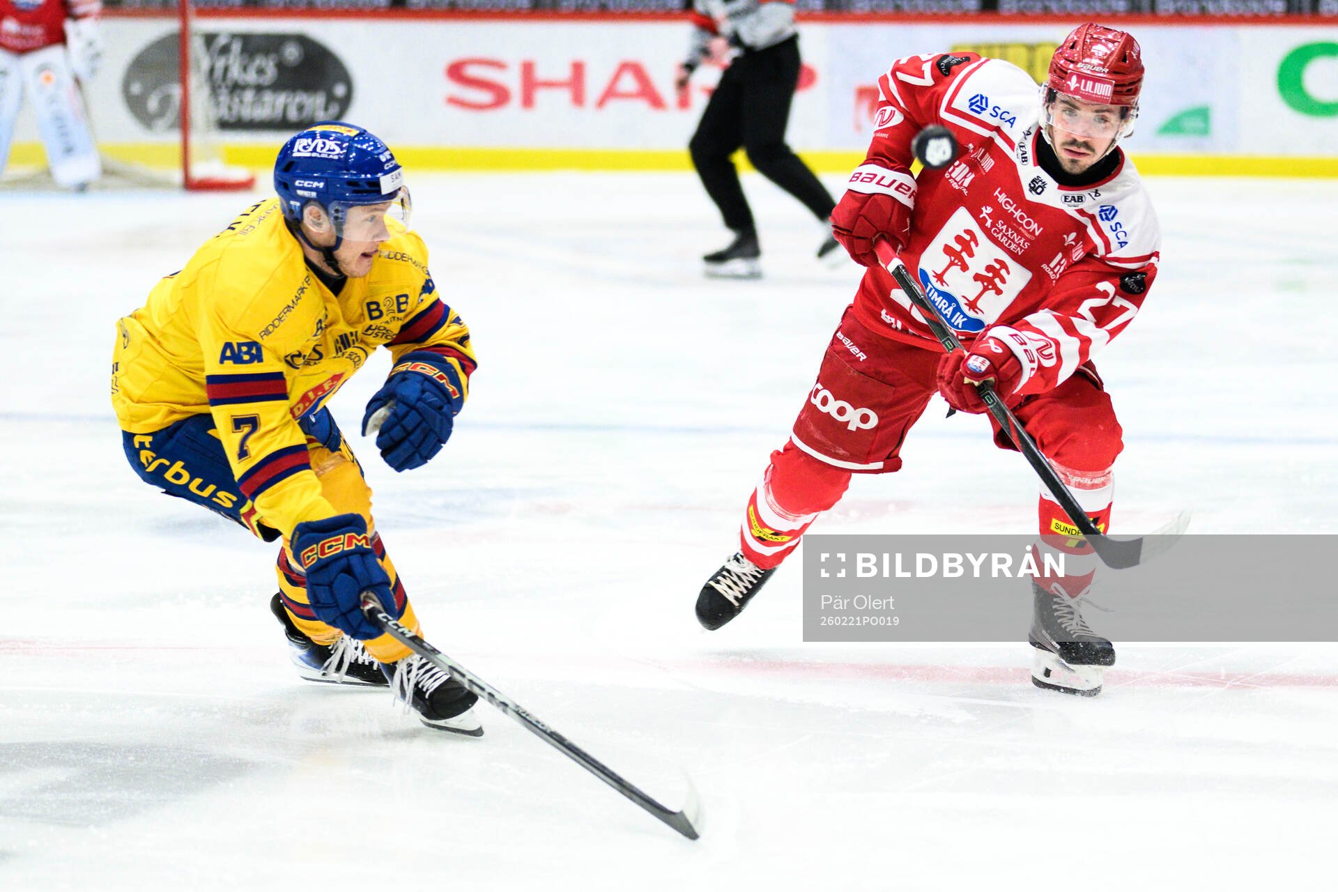 Djurgårdens Joseph Snively  och Timrås Ludvig Levinsson