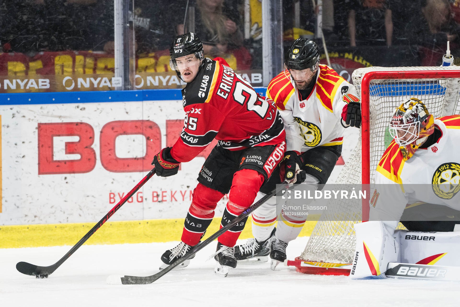 Luleås Filip Eriksson och Brynäs Johan Larsson