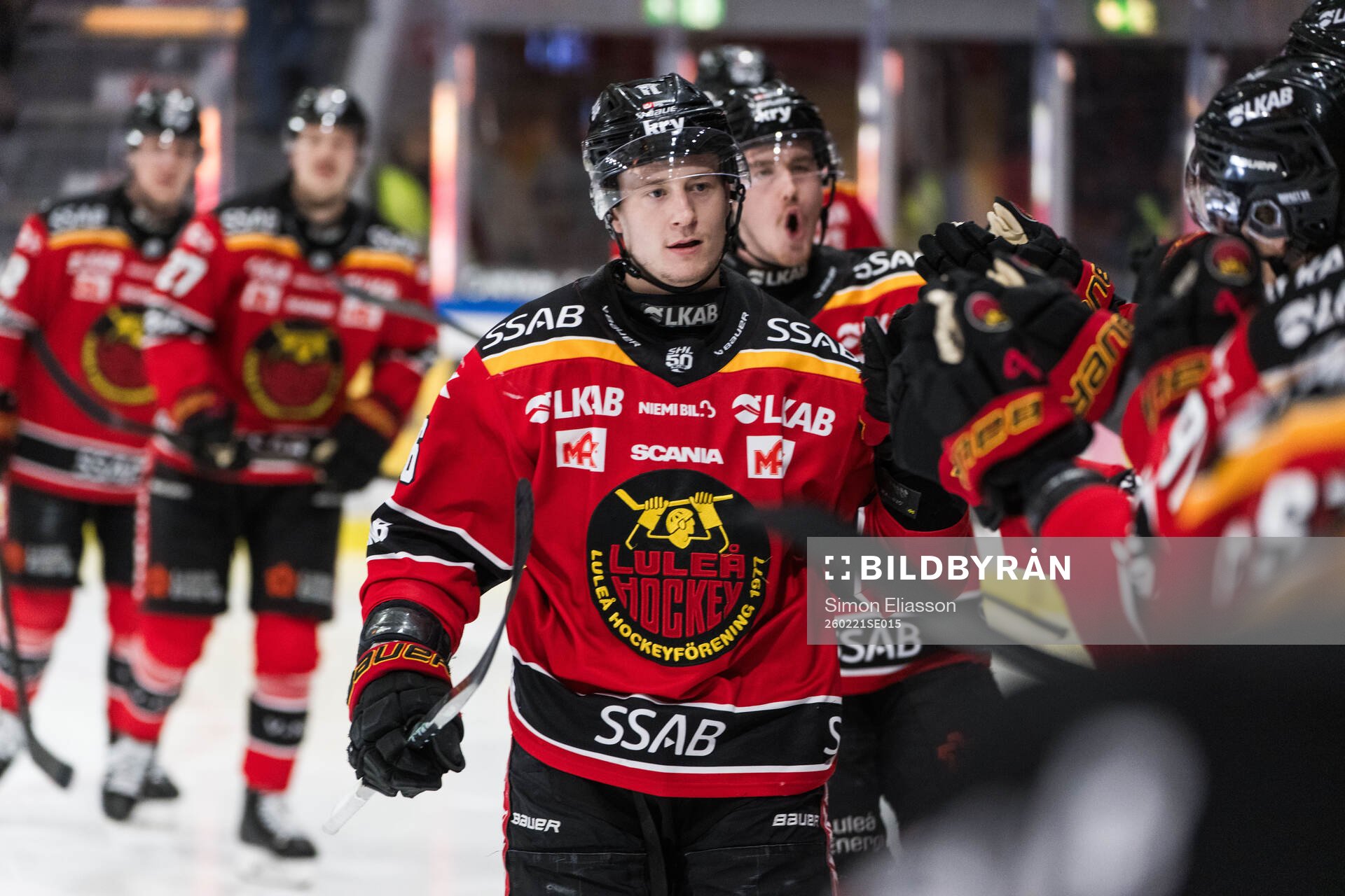 Luleås Pontus Andreasson jublar