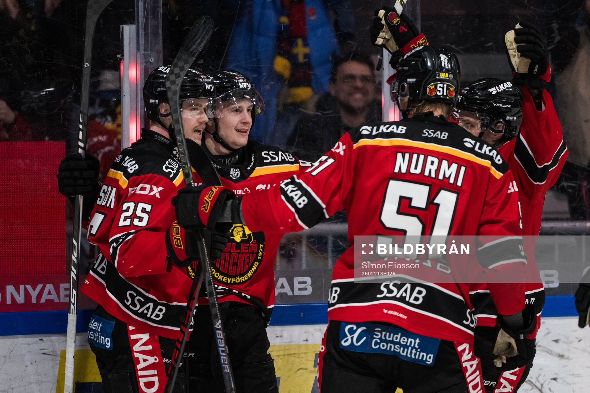 Luleås Filip Eriksson och Pontus Andreasson jublar