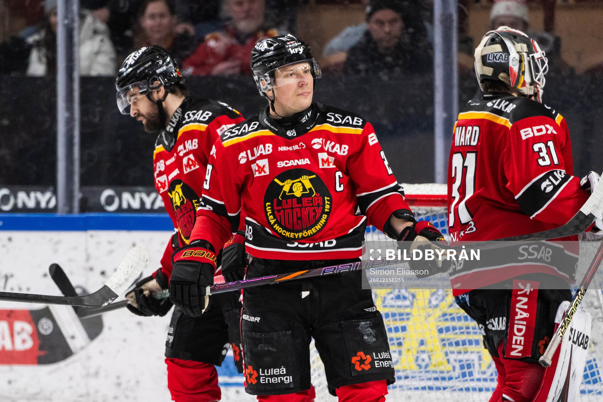 Luleås Frederic Allard och Erik Gustafsson
