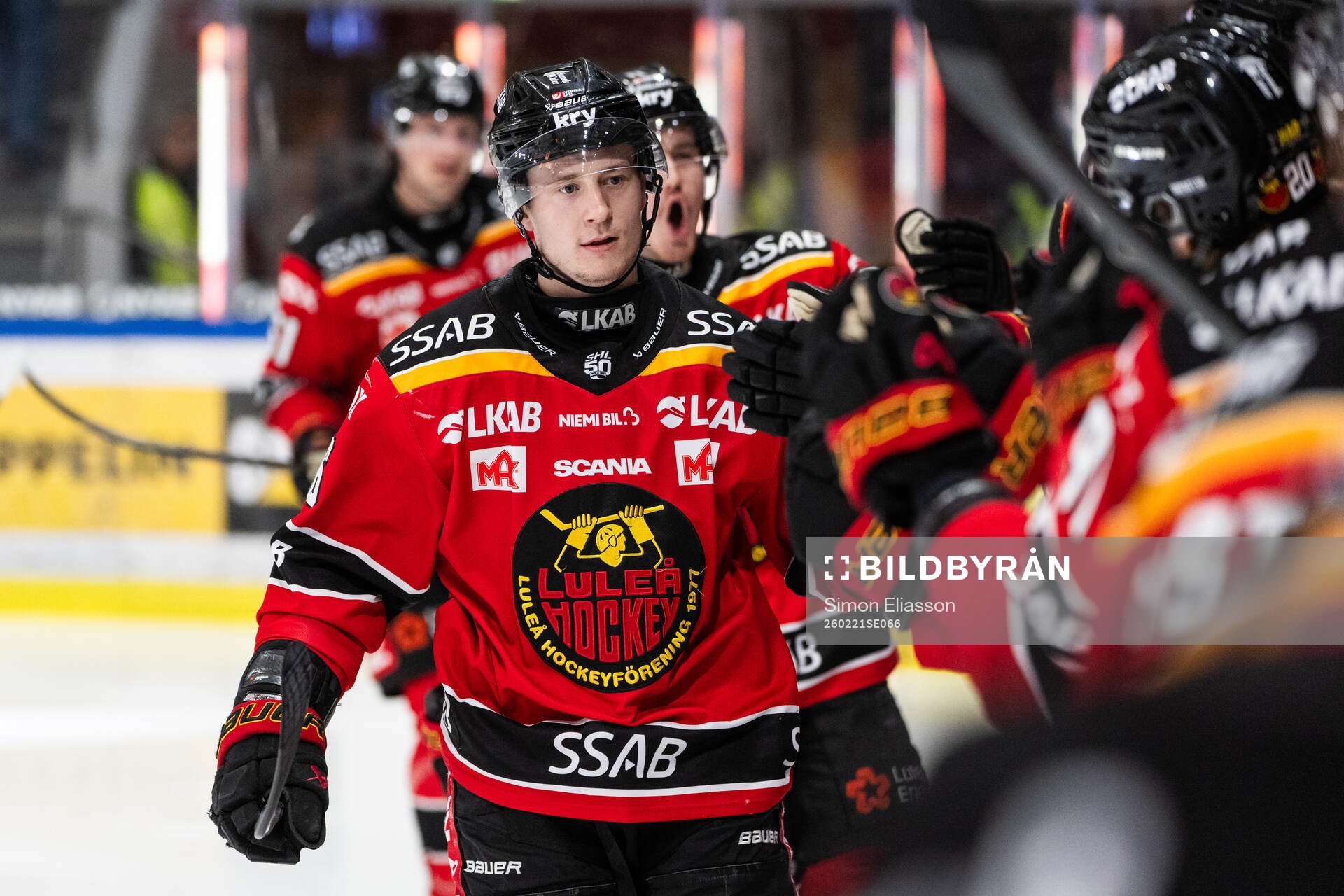 Luleås Pontus Andreasson jublar