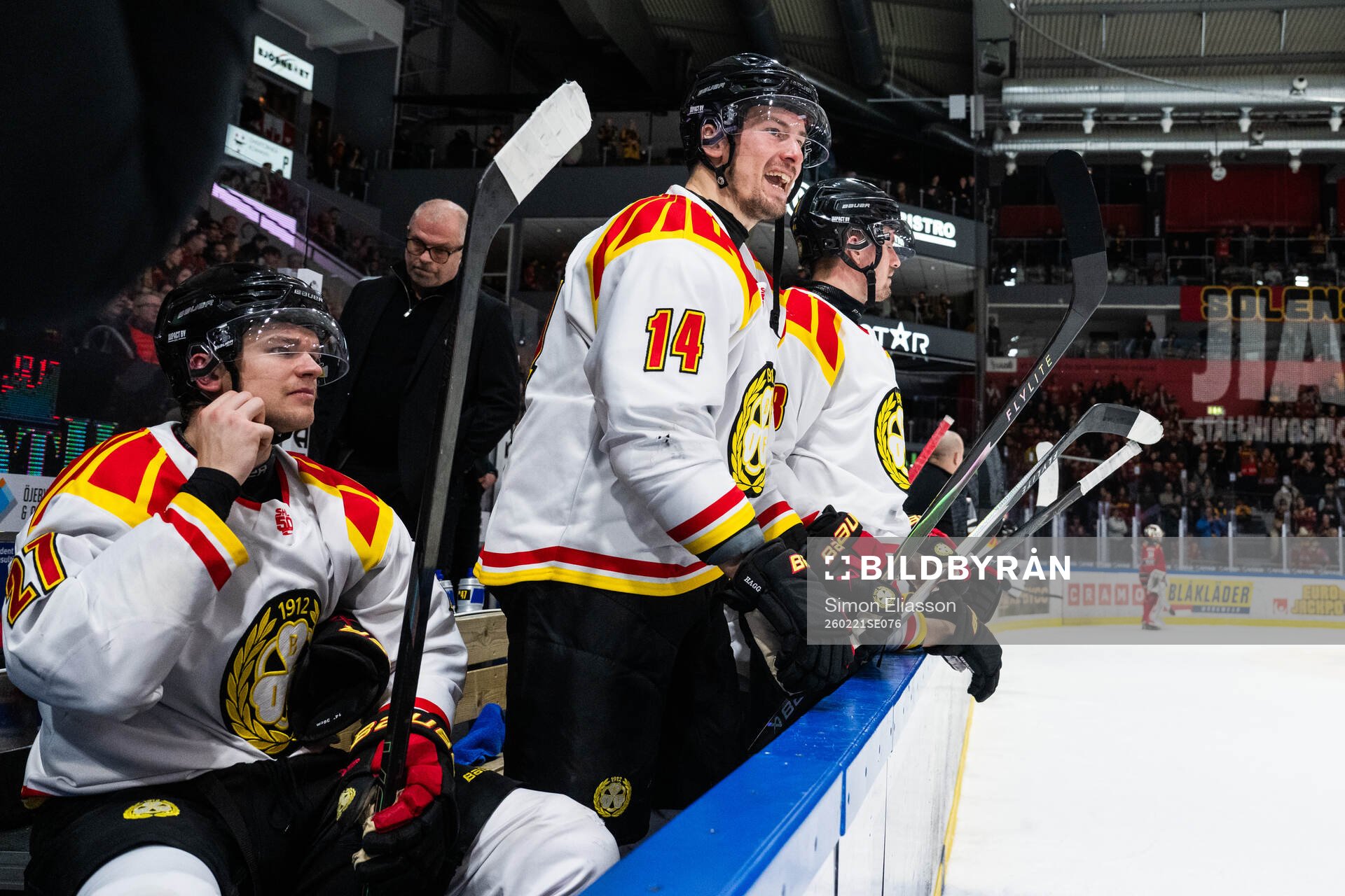 Brynäs Robert Hägg reagerar