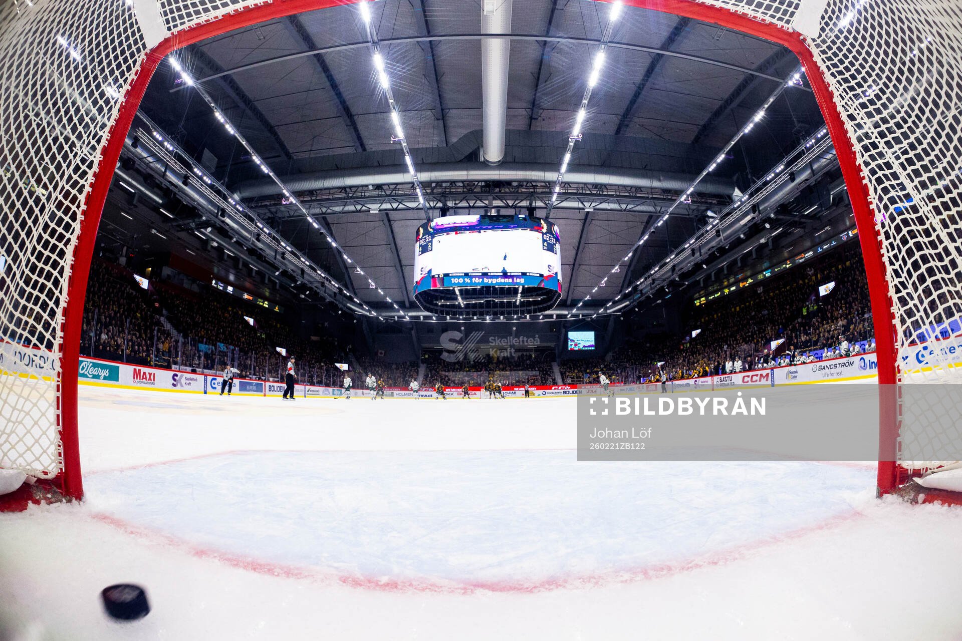 Skellefteås Lars Bryggman gör 5-2 i öppet mål