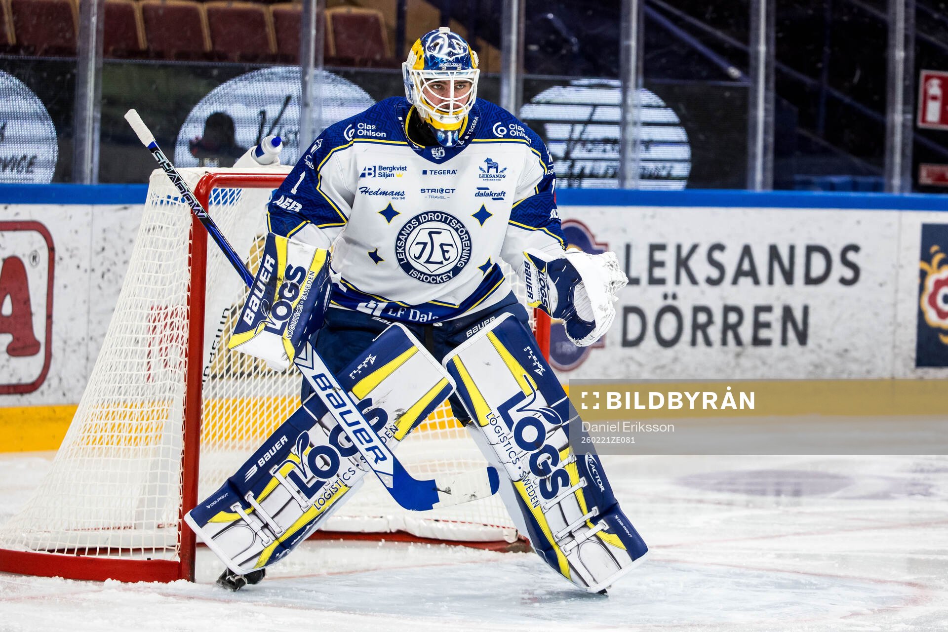 Leksands målvakt Marcus Gidlöf