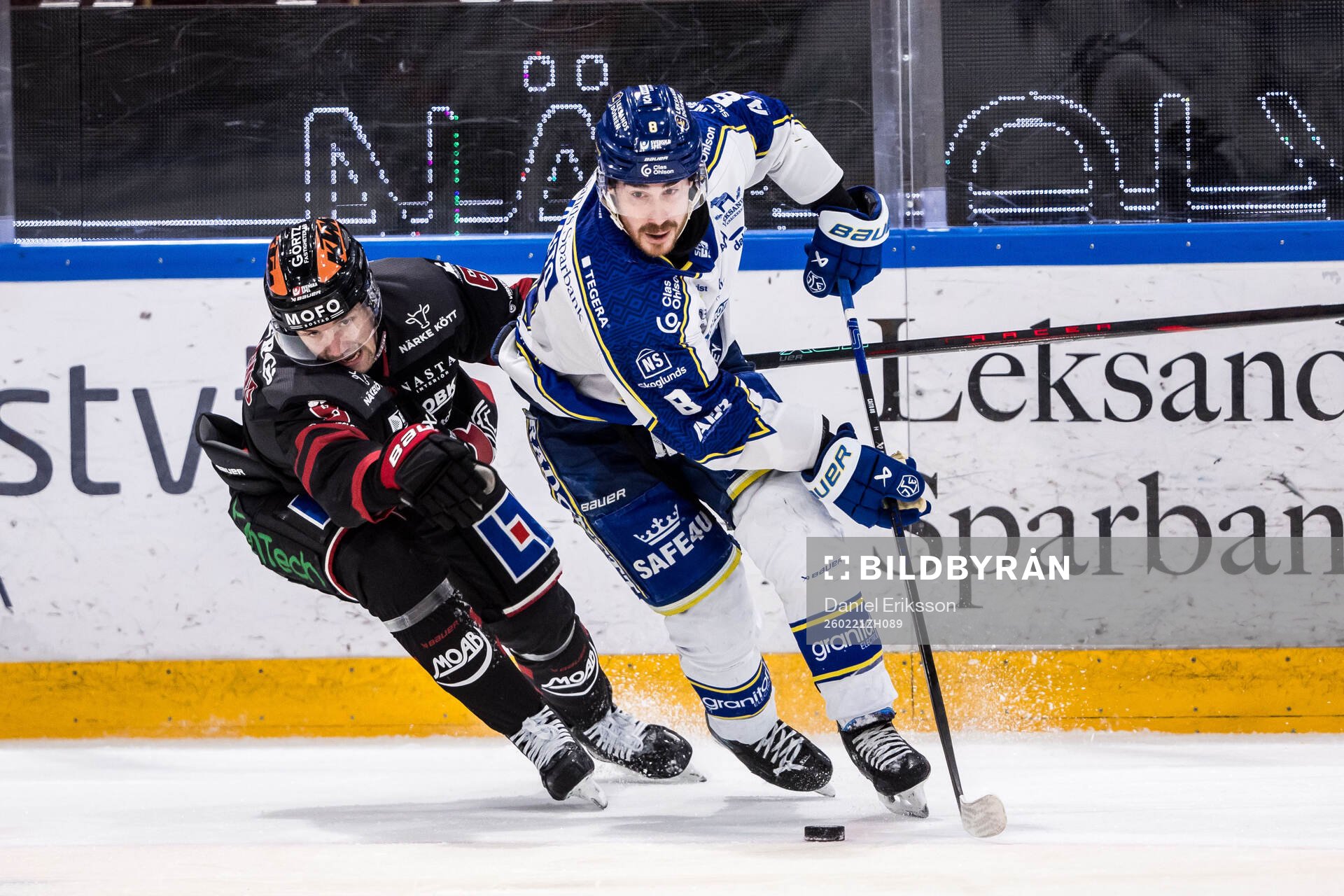 Örebros Filip Berglund och Leksands Matt Caito