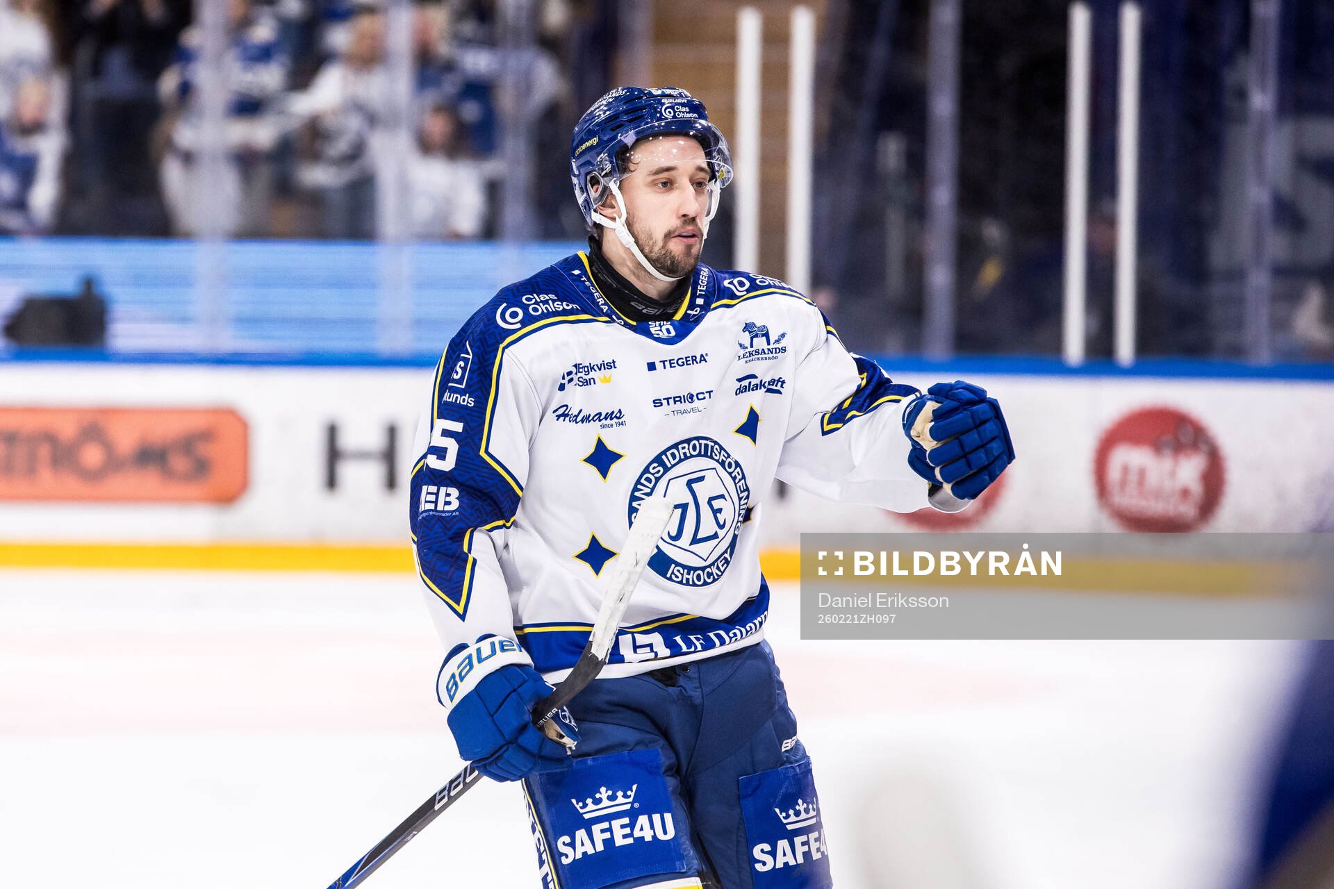 Leksands Max Veronneau jublar