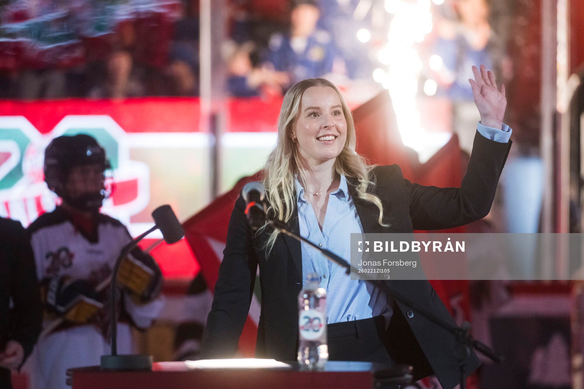 Hyllning för Modos Olivia Carlsson som firades med en