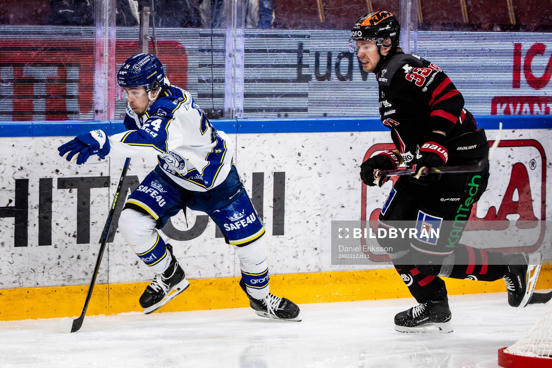 Leksands Arvid Eljas och Örebros Christopher Mastomäki