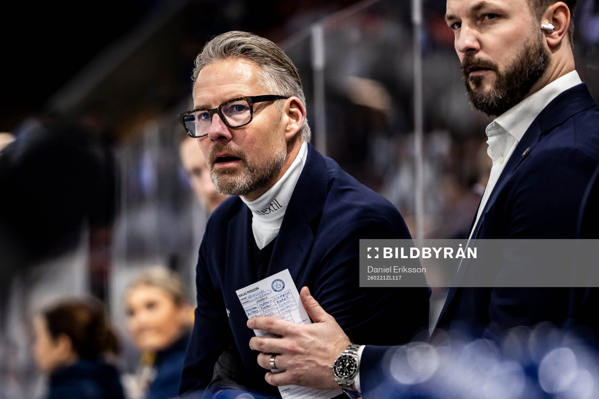 Leksands tränare Johan Hedberg