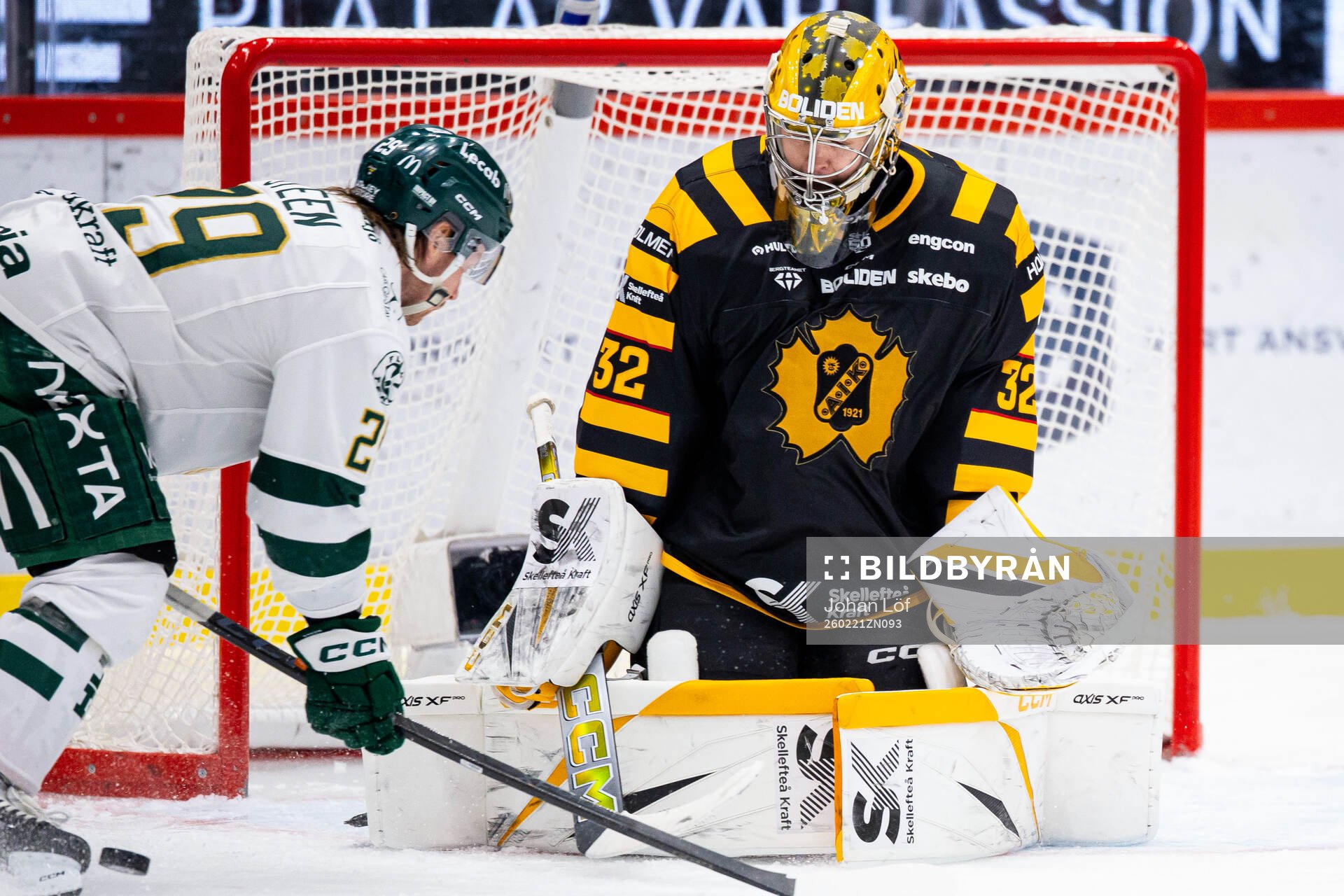 Skellefteås målvakt Linus Söderström