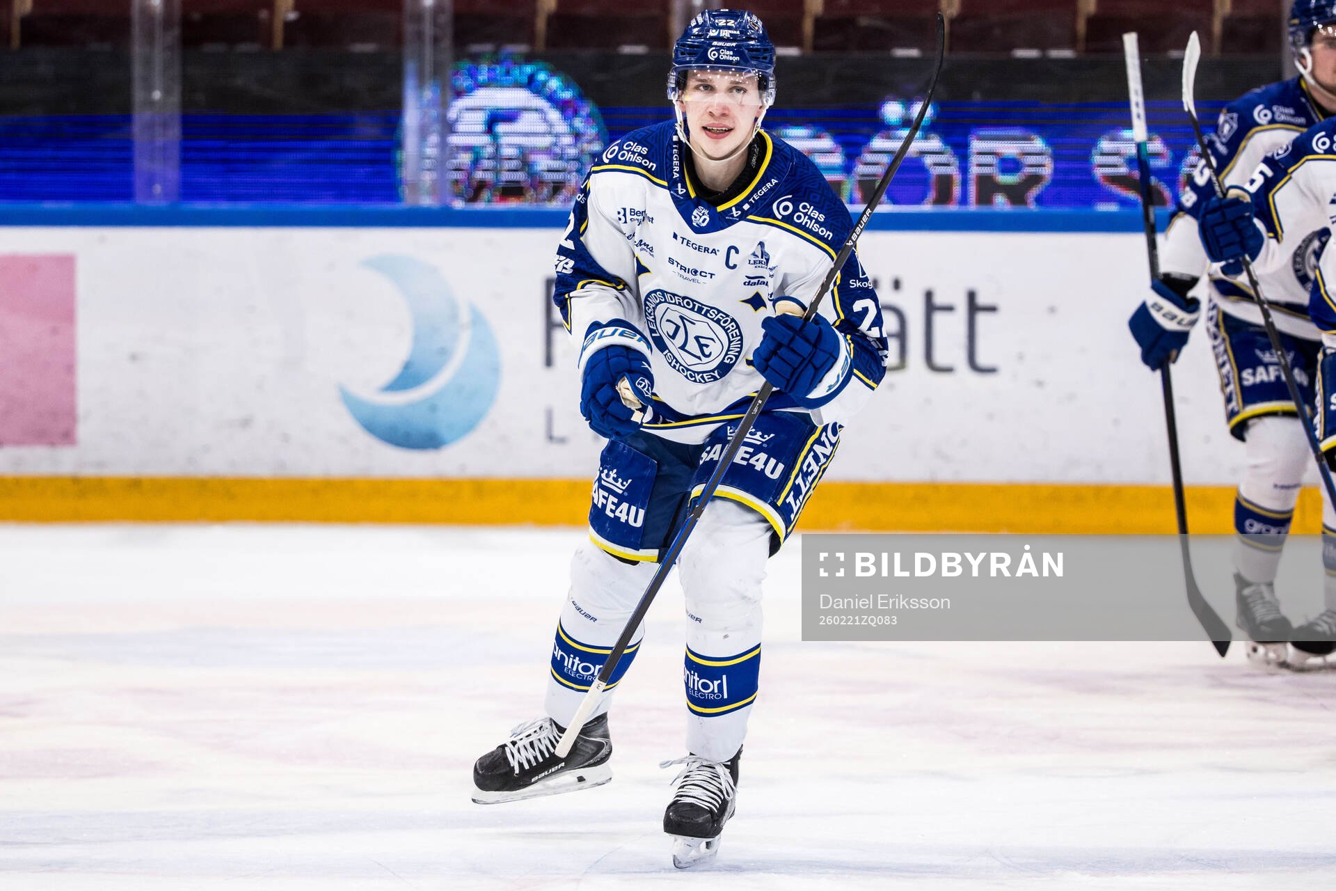 Leksands Lukas Vejdemo jublar