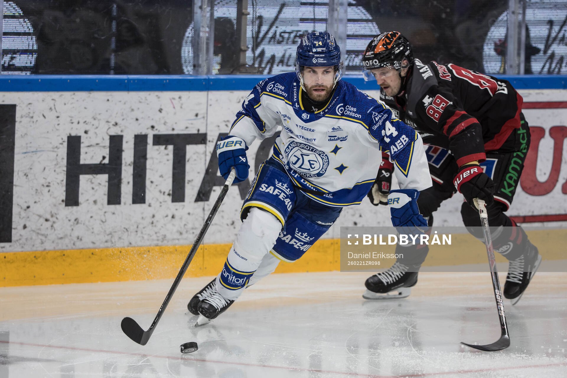 Leksands Oskar Lang och Örebros Patrik Karlkvist