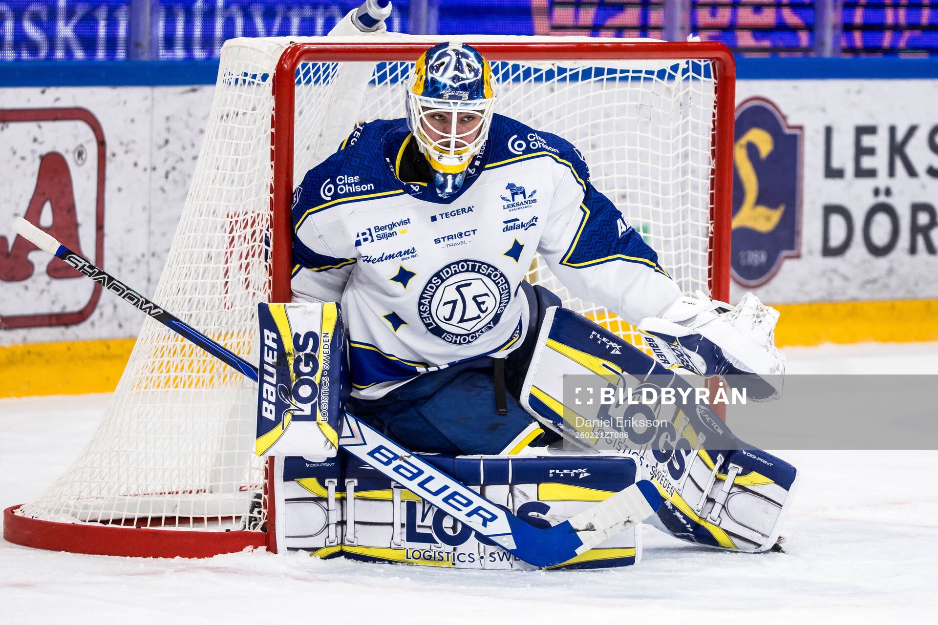 Leksands målvakt Marcus Gidlöf