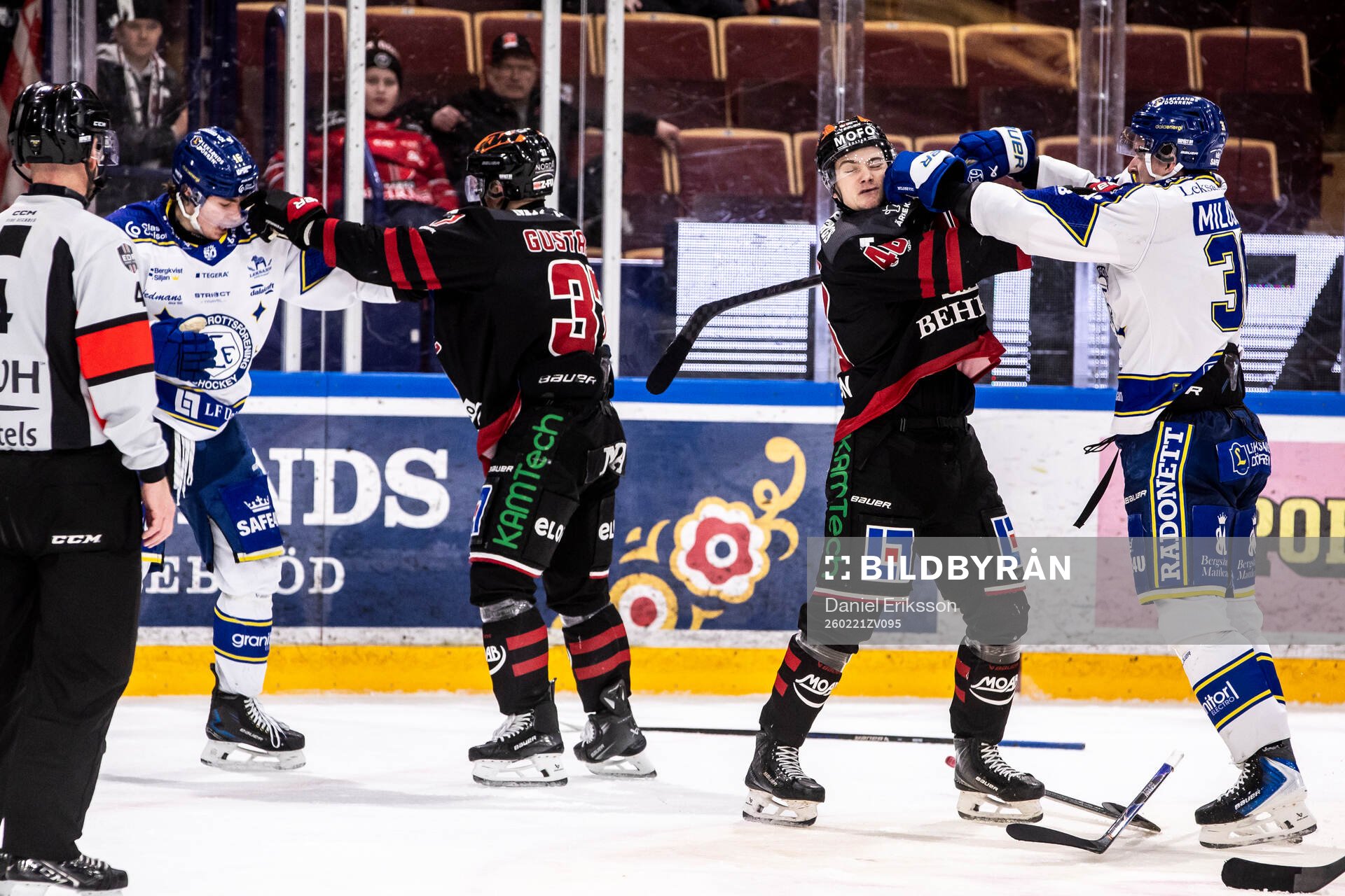Leksands Rocky Langvardt och Örebros Christopher