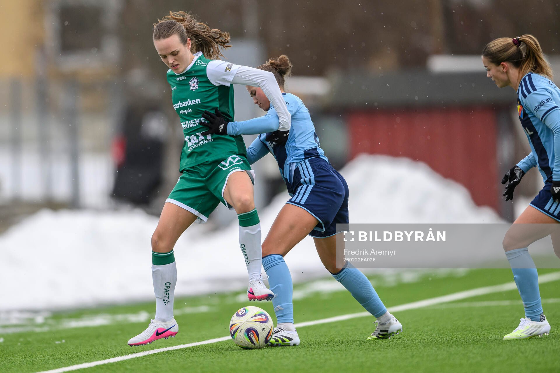 Alingsås Alma Öberg och Djurgårdens Emma Holmqvist