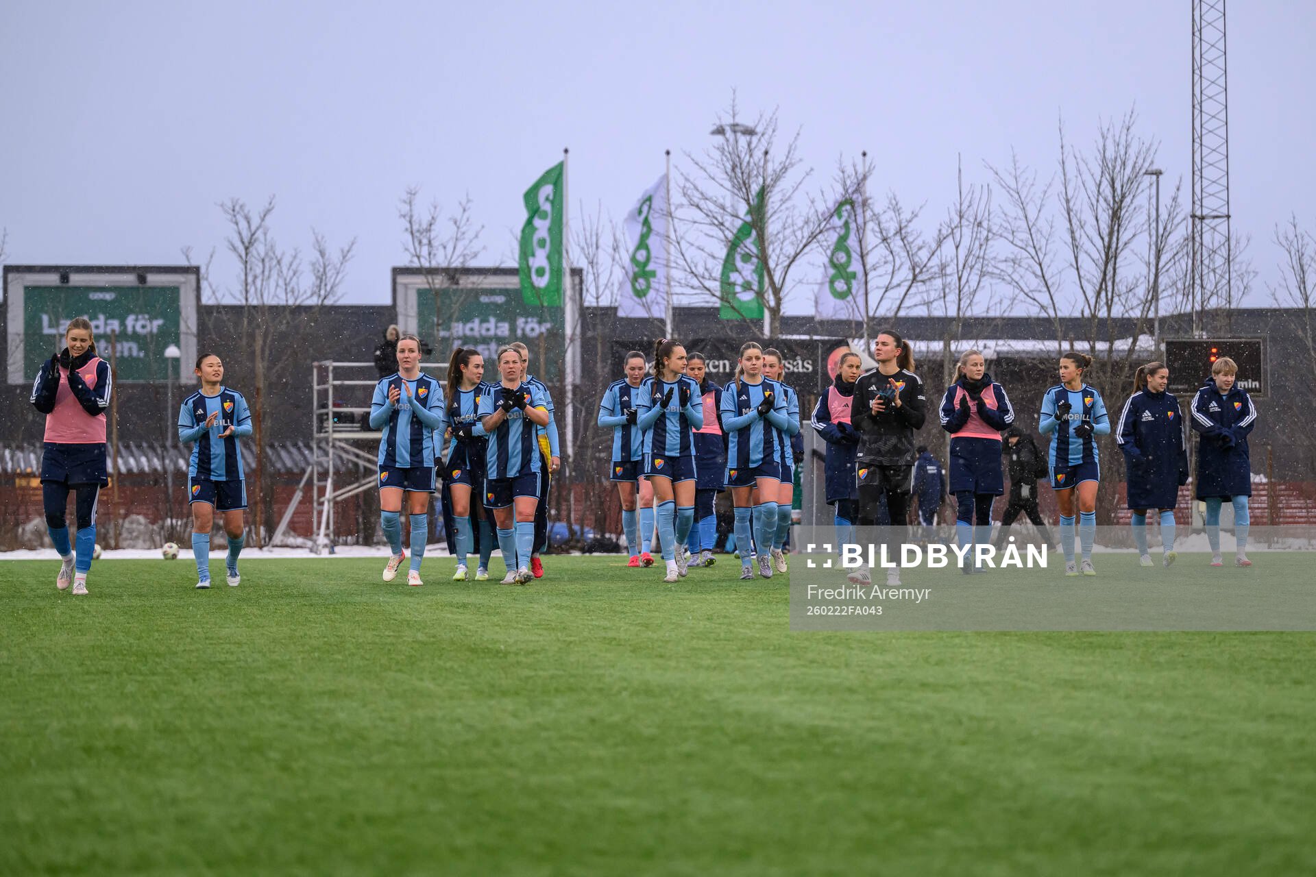 Djurgårdens spelare jublar