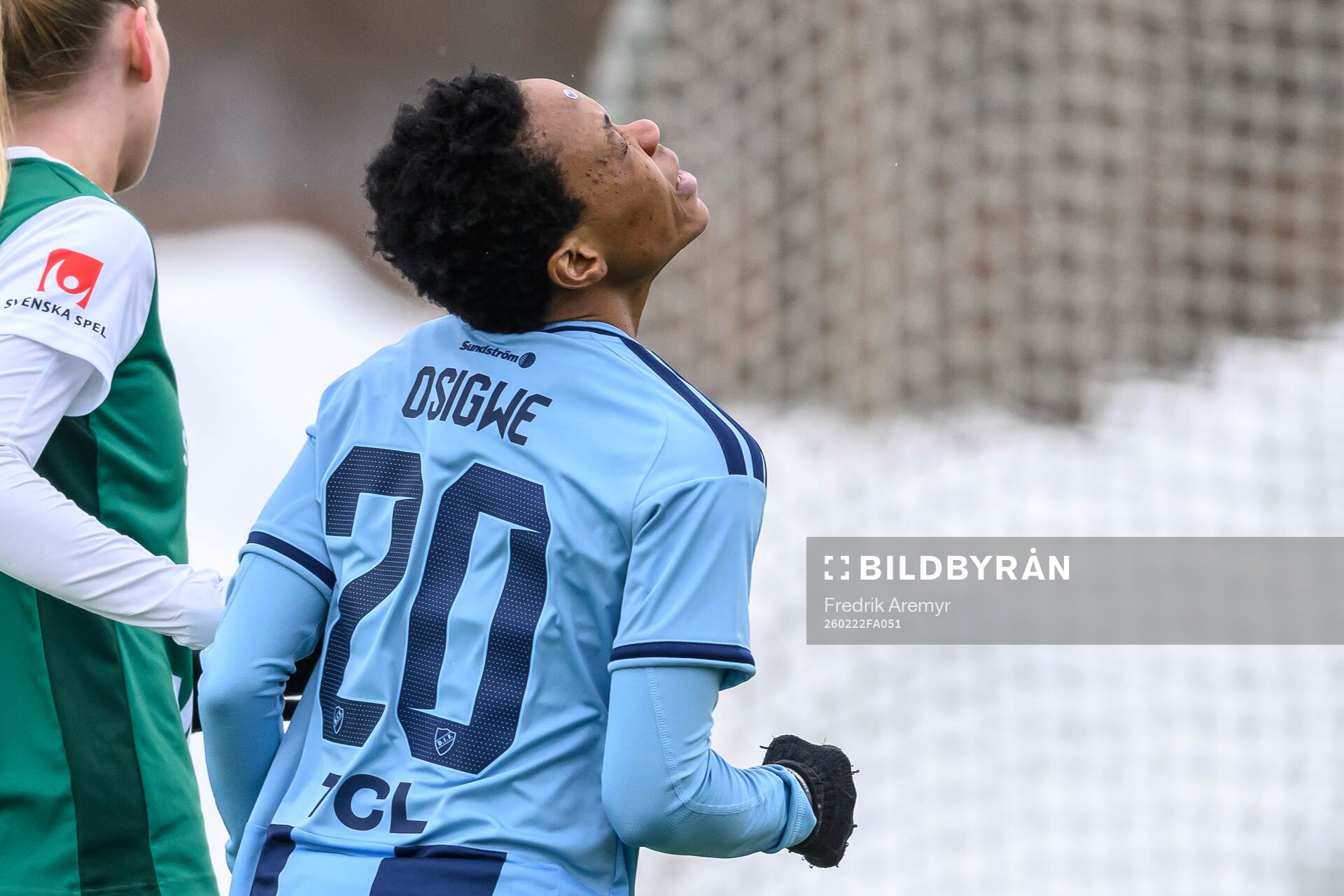 Djurgårdens Goodness Osigwe deppar