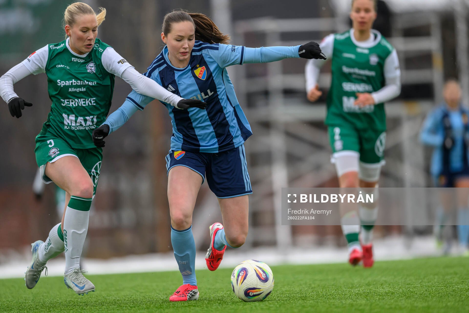 Alingsås Agnes Björkqvist och Djurgårdens Zoe Källström