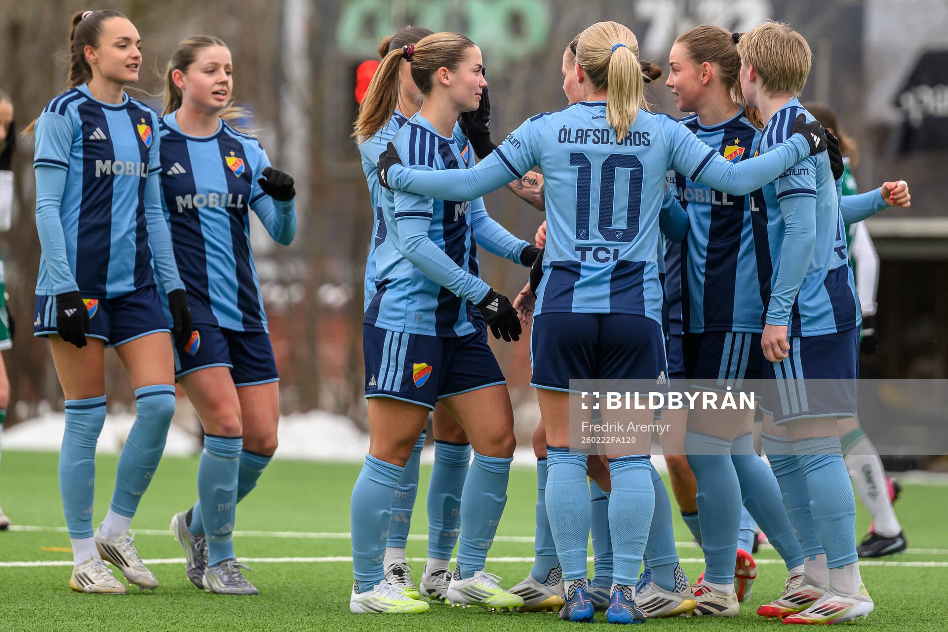 Djurgårdens spelare jublar