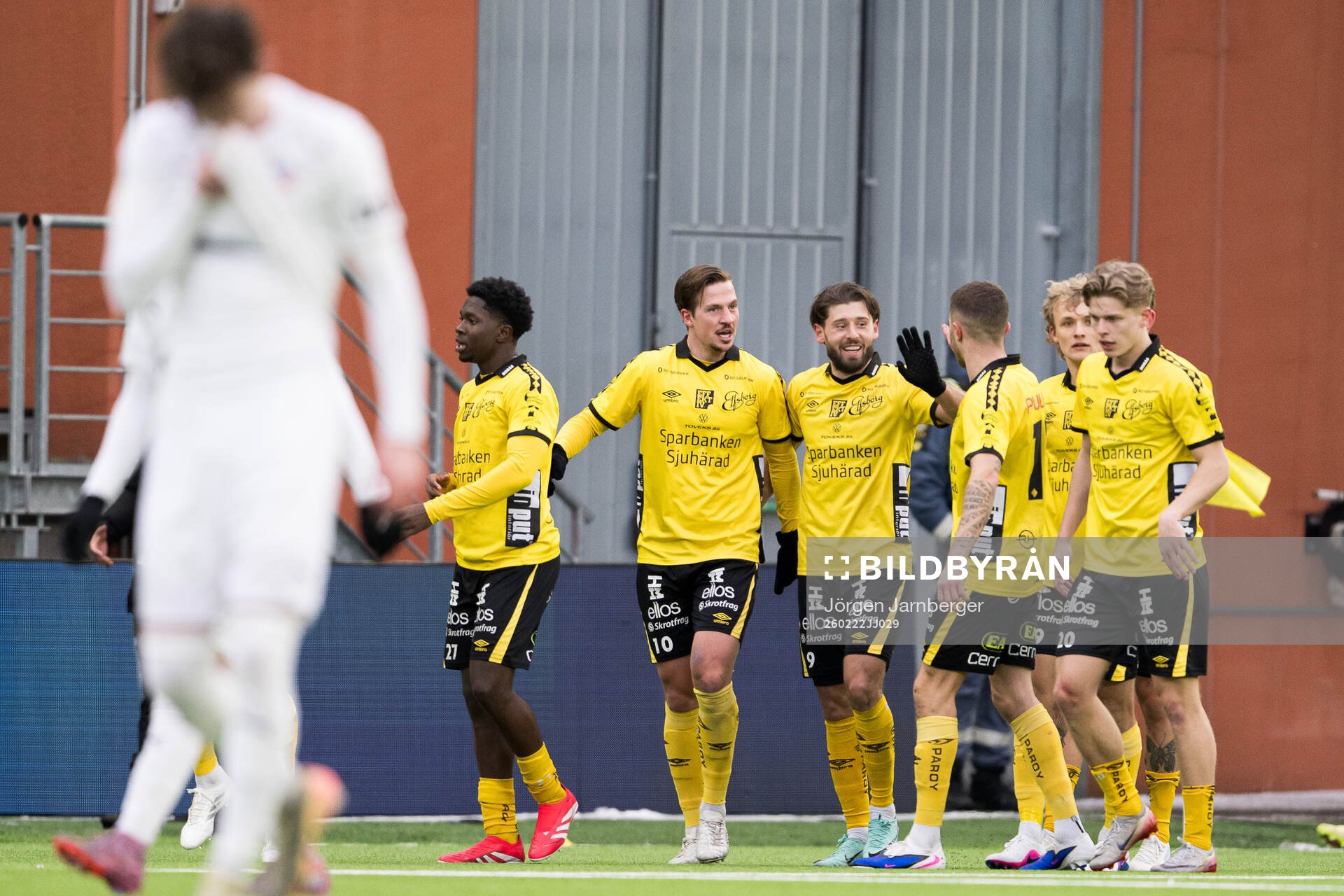 Elfsborgs Arber Zeneli jublar