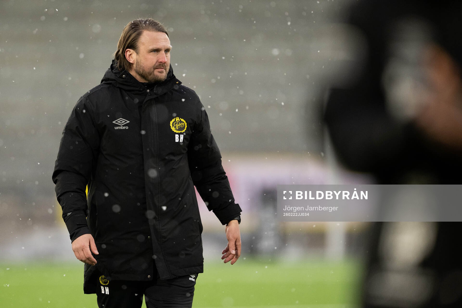 Elfsborgs manager Björn Hamberg jublar